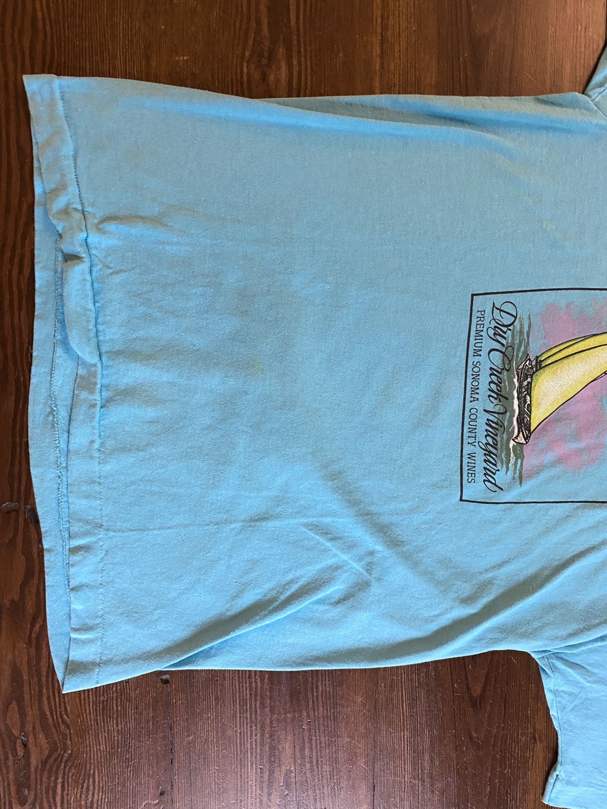 Fruit Of The Loom × Vintage Vintage 90’s Sonoma Vineyard Wine Single Stitch Tee Size US M / EU 48-50 / 2 - 9 Thumbnail