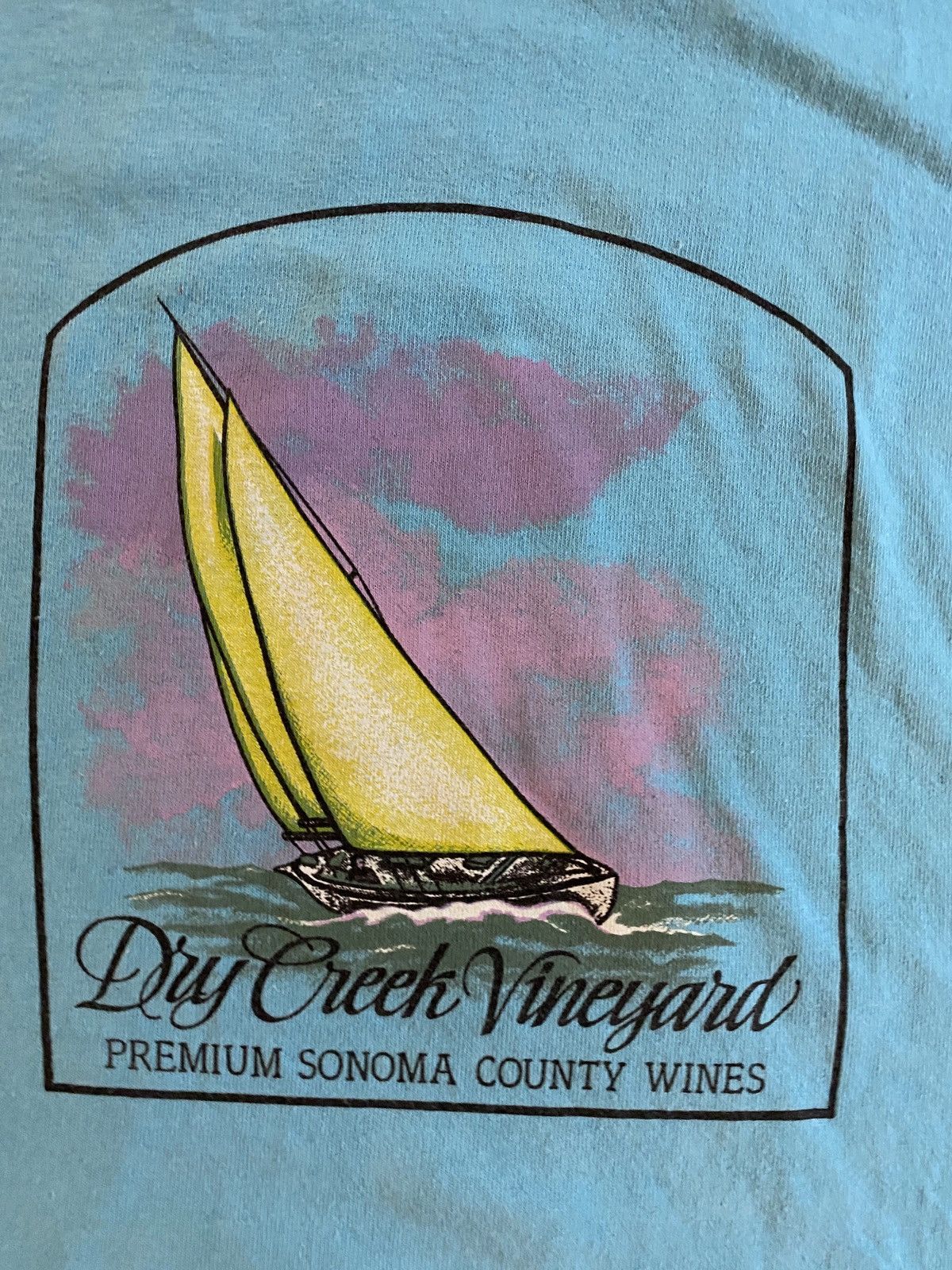 Fruit Of The Loom × Vintage Vintage 90’s Sonoma Vineyard Wine Single Stitch Tee Size US M / EU 48-50 / 2 - 6 Thumbnail