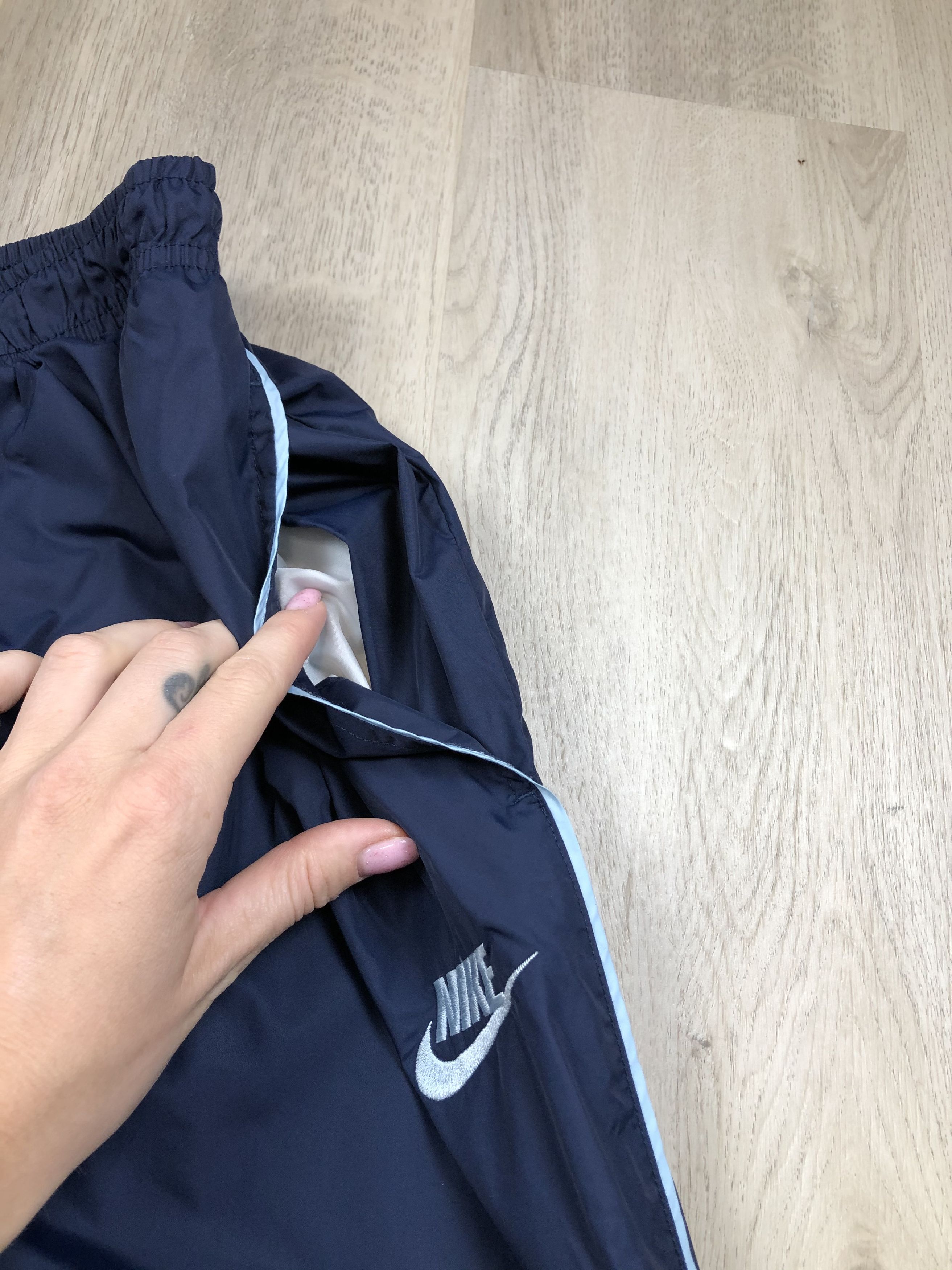 Nike × Vintage Nike Vintage Mens Nylon Baggy Pants Drill style Size US 34 / EU 50 - 5 Thumbnail