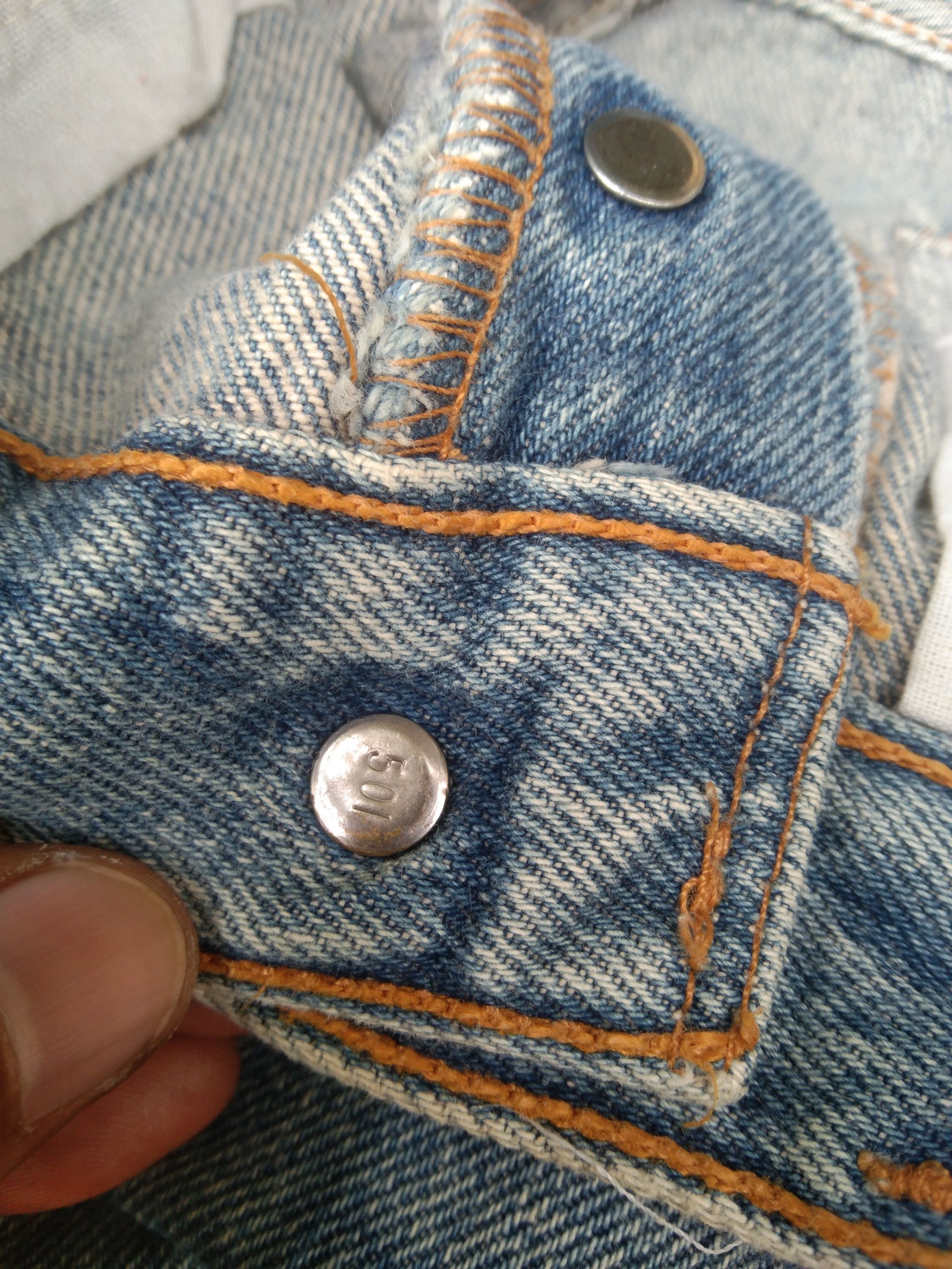 Levi's × Vintage 90s Vintage Levis 501 Made In USA Distressed Jeans 28x30 Size US 28 / EU 44 - 8 Thumbnail