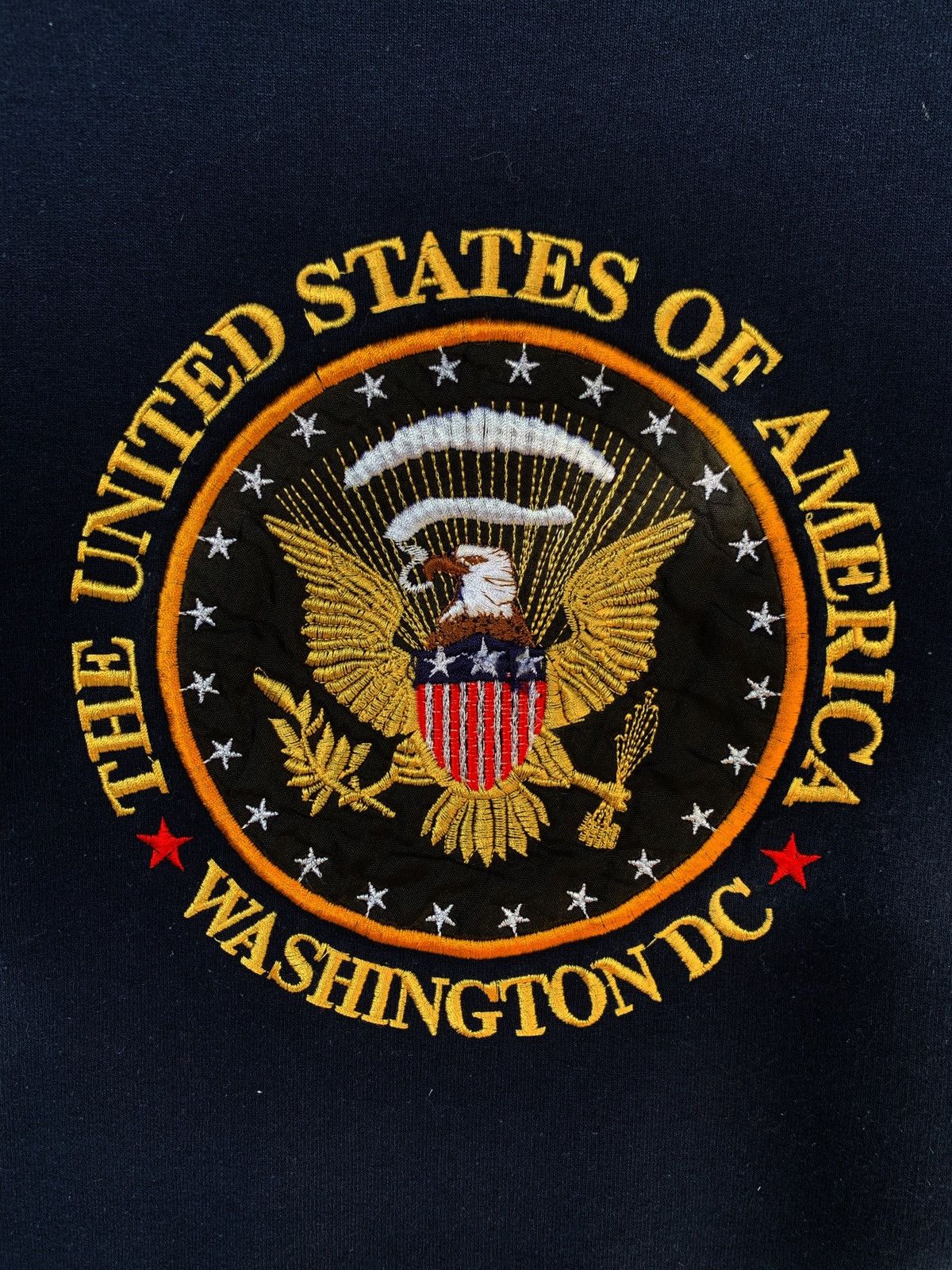 Vintage Vintage 90s Washington D.C Constitution Logo Sweatshirt Size US M / EU 48-50 / 2 - 3 Thumbnail