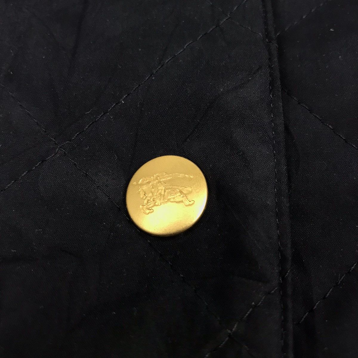 Burberry × Vintage Vintage Burberrys Quilted Button Up Long Jacket Size US XL / EU 56 / 4 - 6 Thumbnail