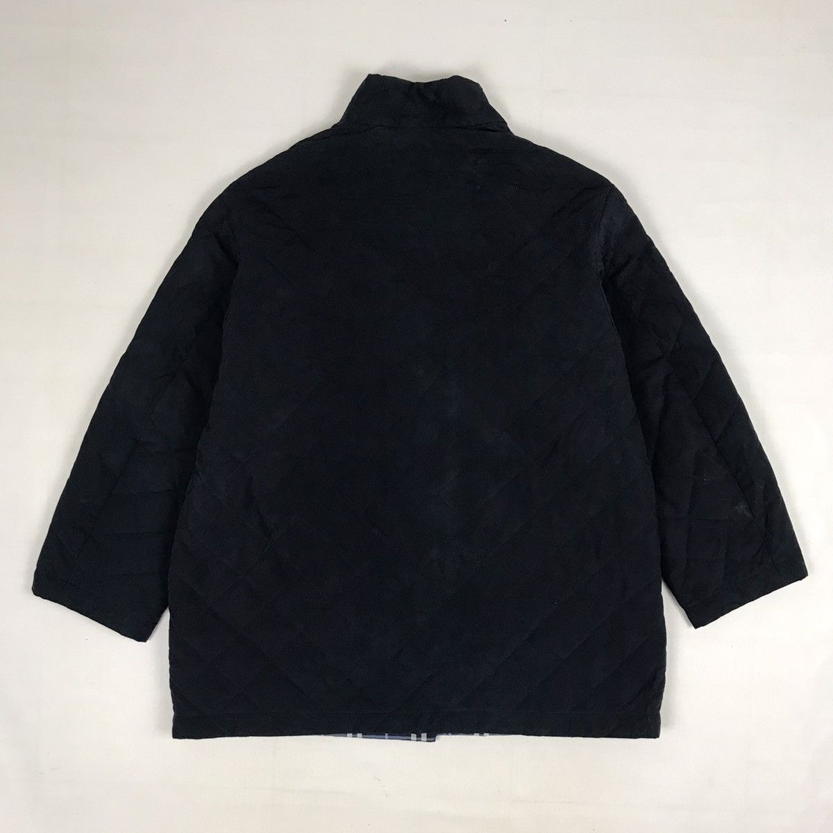 Burberry × Vintage Vintage Burberrys Quilted Button Up Long Jacket Size US XL / EU 56 / 4 - 7 Thumbnail
