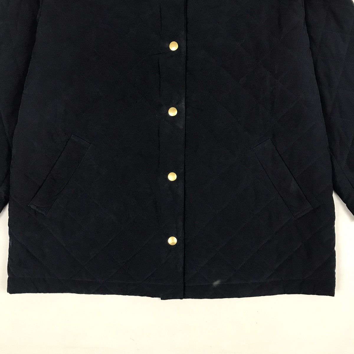 Burberry × Vintage Vintage Burberrys Quilted Button Up Long Jacket Size US XL / EU 56 / 4 - 3 Thumbnail