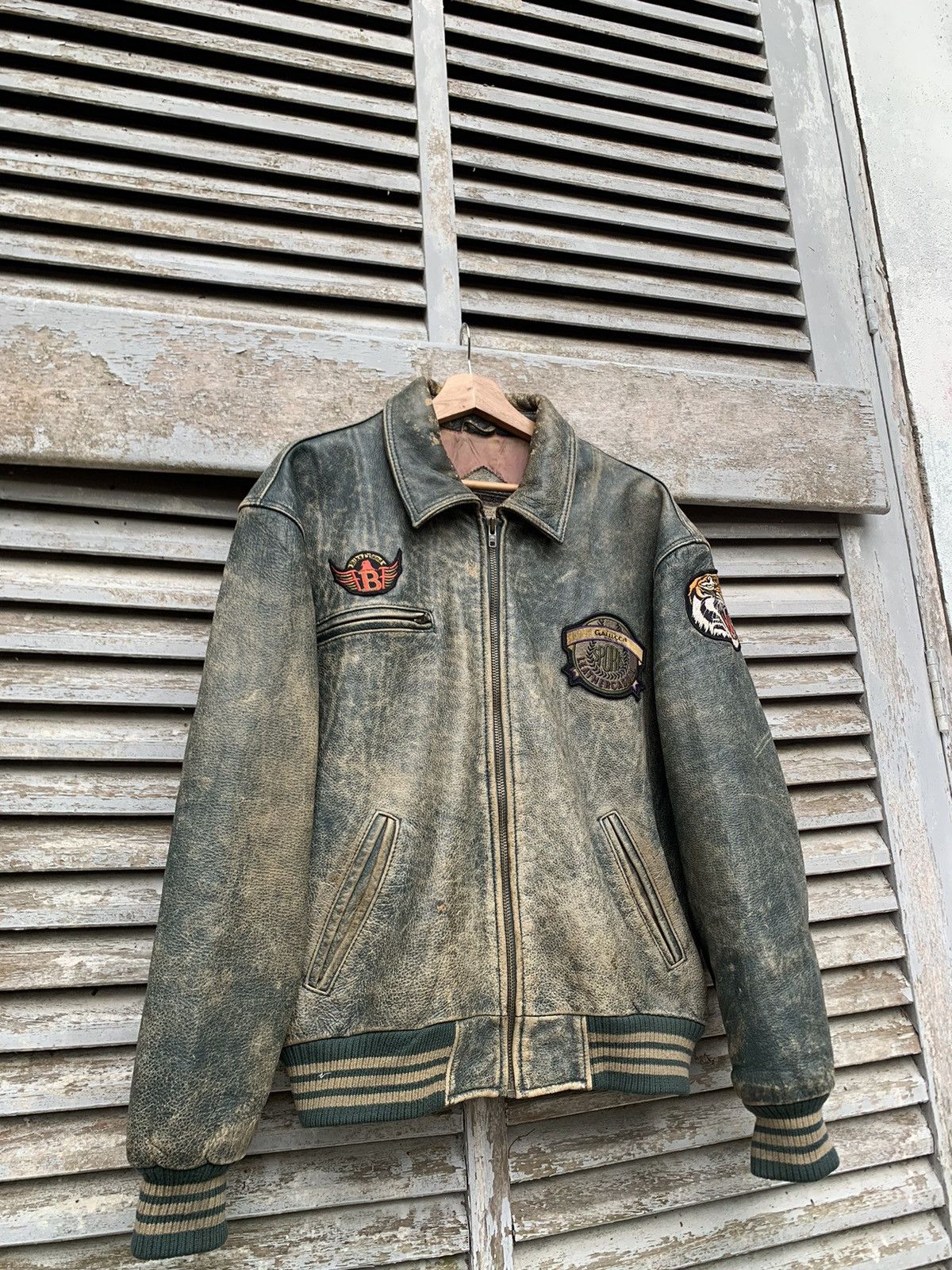 Vintage 🥷VINTAGE GALLUCCI BIKE FRIEND LEATHER JACKET Size US L / EU 52-54 / 3 - 5 Thumbnail