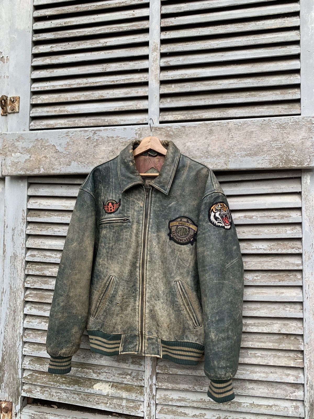Vintage 🥷VINTAGE GALLUCCI BIKE FRIEND LEATHER JACKET Size US L / EU 52-54 / 3 - 4 Thumbnail
