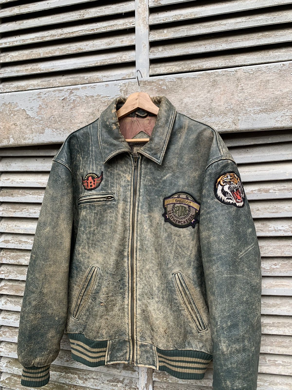 Vintage 🥷VINTAGE GALLUCCI BIKE FRIEND LEATHER JACKET Size US L / EU 52-54 / 3 - 7 Thumbnail