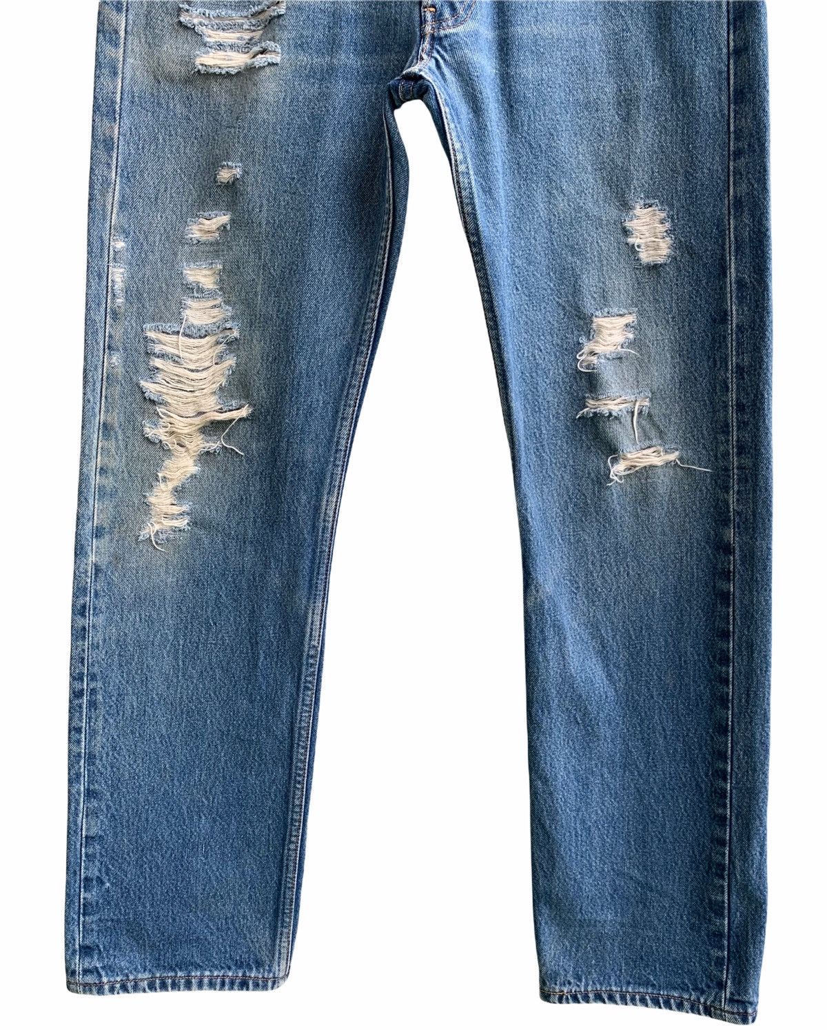 Levi's Vintage Distressed Levis Denim Jeans Size US 32 / EU 48 - 3 Thumbnail