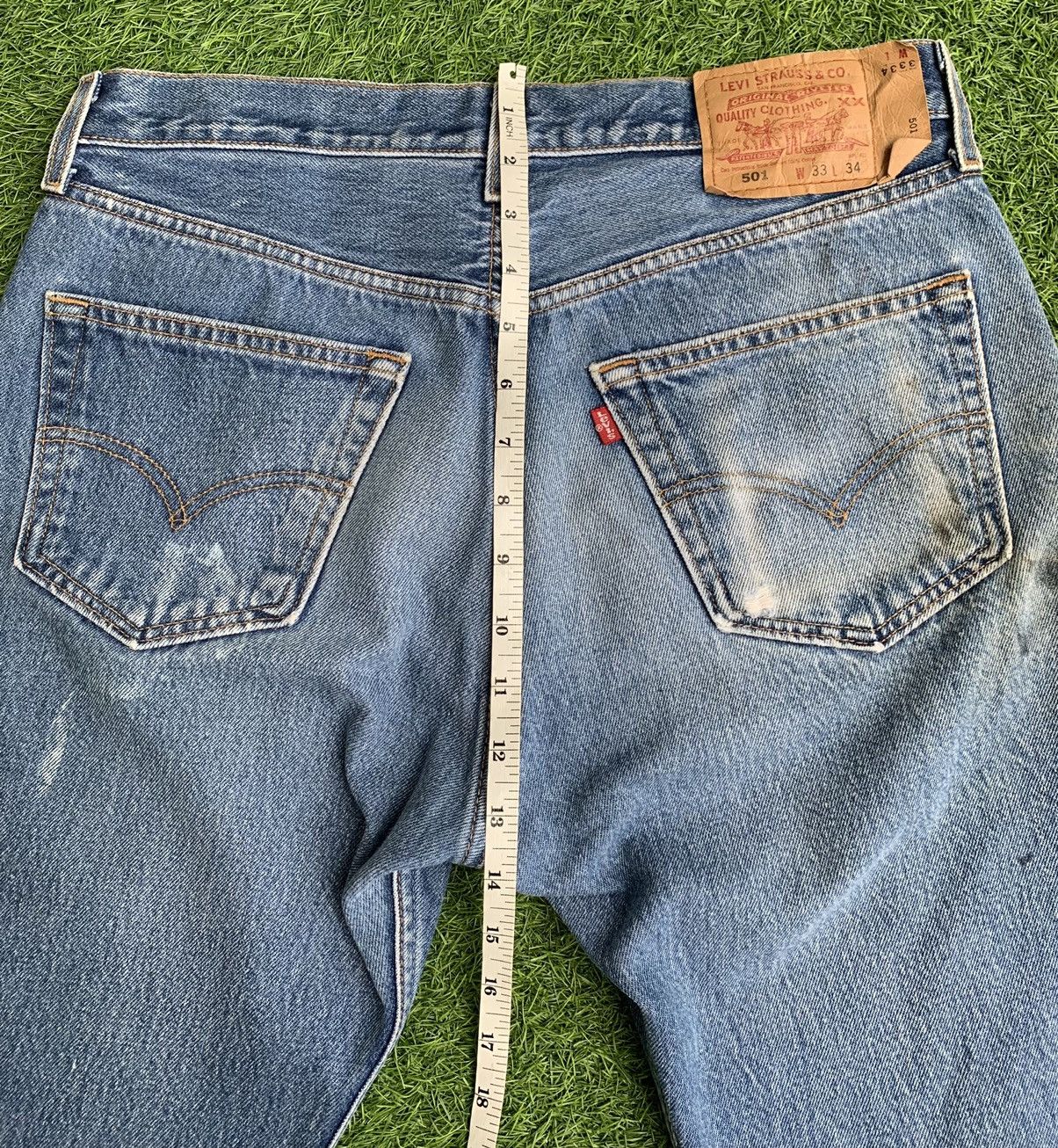 Levi's Vintage Distressed Levis Denim Jeans Size US 32 / EU 48 - 17 Thumbnail
