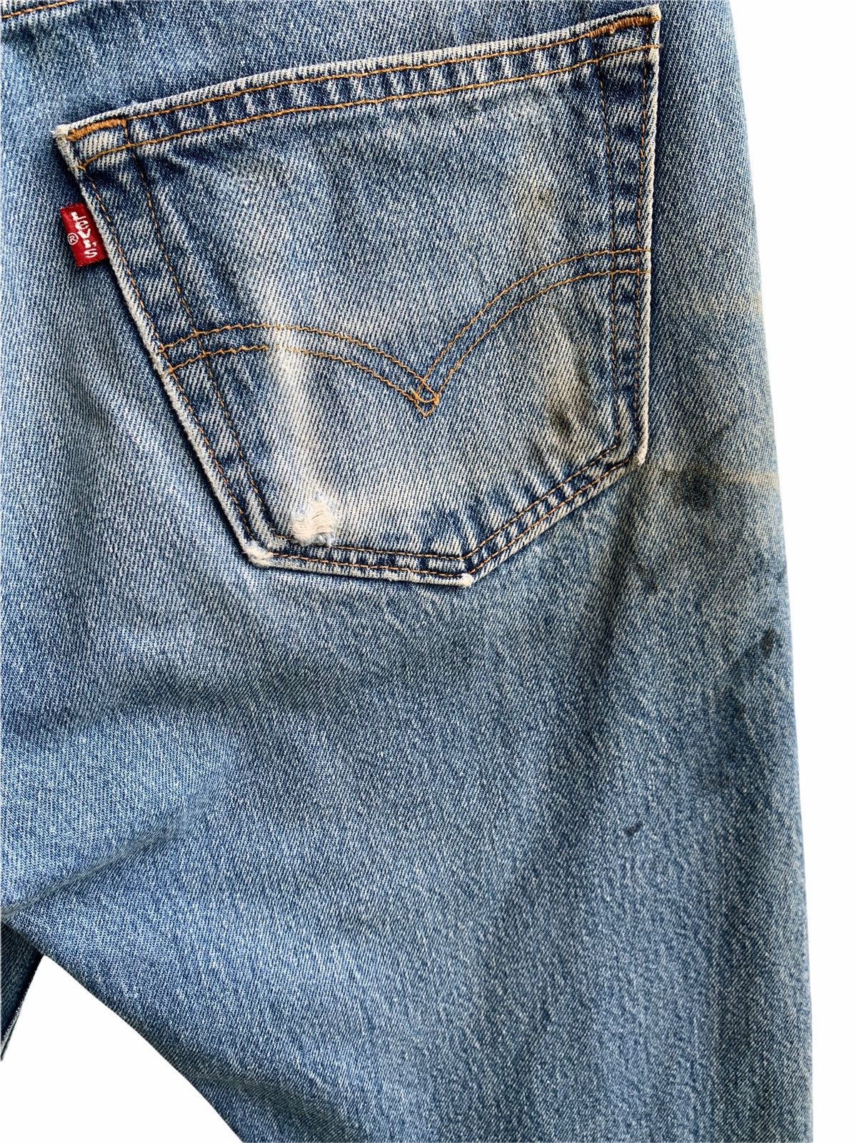 Levi's Vintage Distressed Levis Denim Jeans Size US 32 / EU 48 - 8 Thumbnail