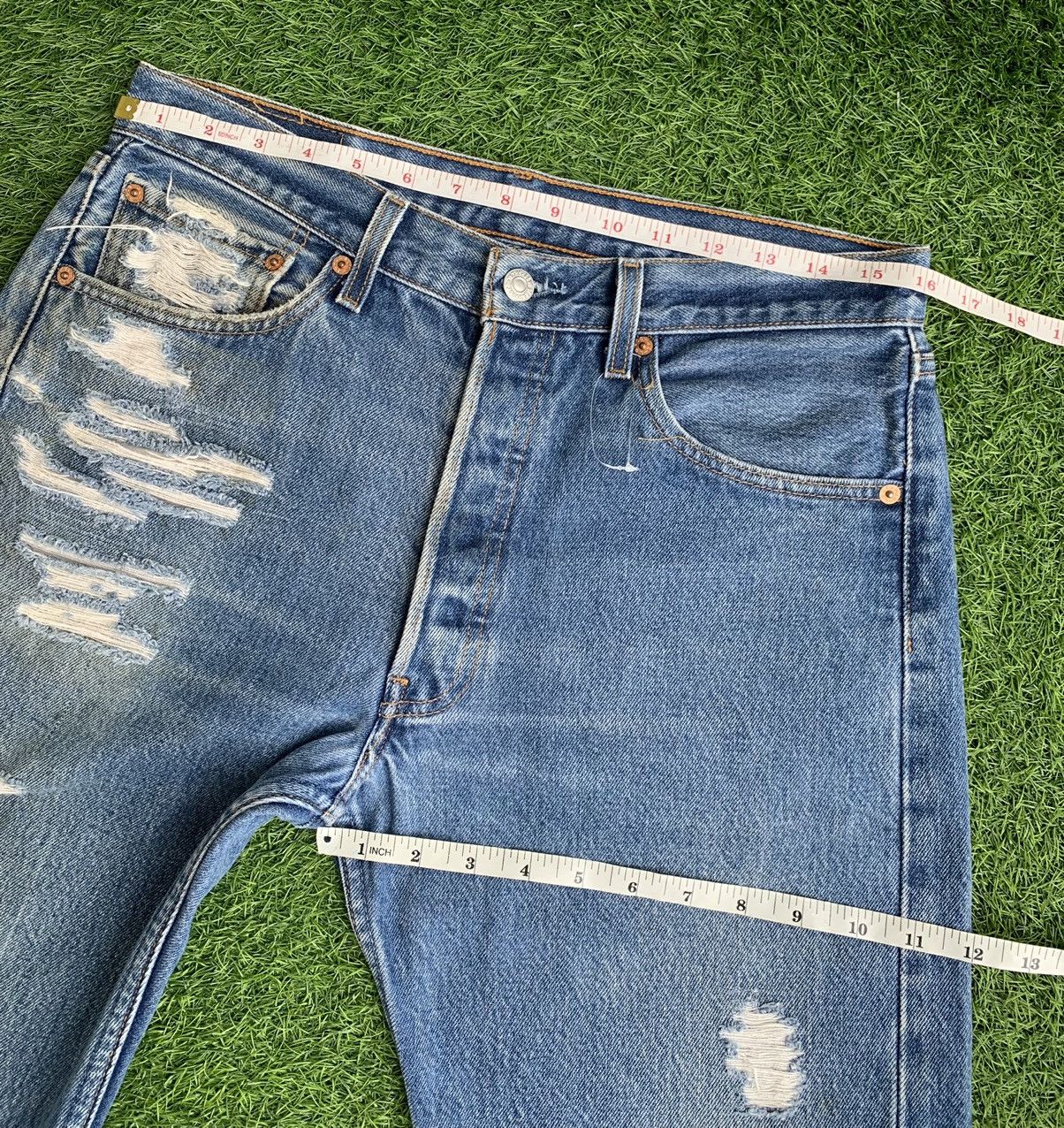 Levi's Vintage Distressed Levis Denim Jeans Size US 32 / EU 48 - 18 Thumbnail