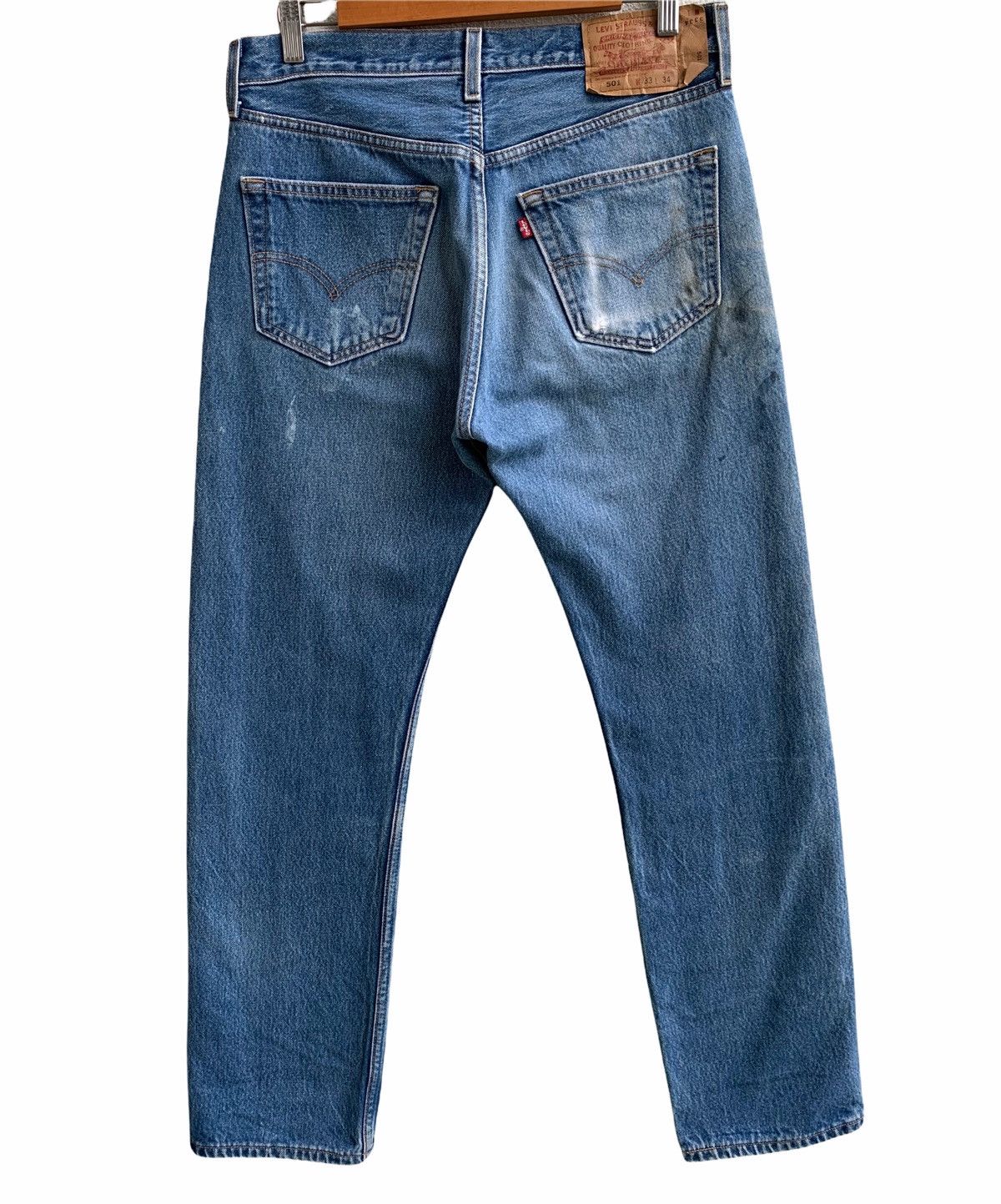Levi's Vintage Distressed Levis Denim Jeans Size US 32 / EU 48 - 2 Thumbnail