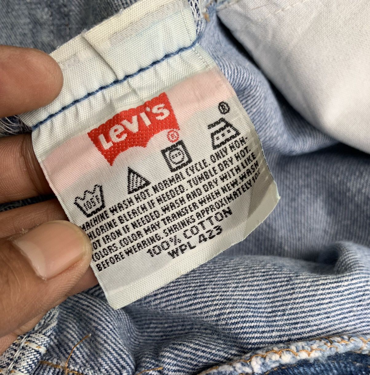 Levi's Vintage Distressed Levis Denim Jeans Size US 32 / EU 48 - 15 Thumbnail