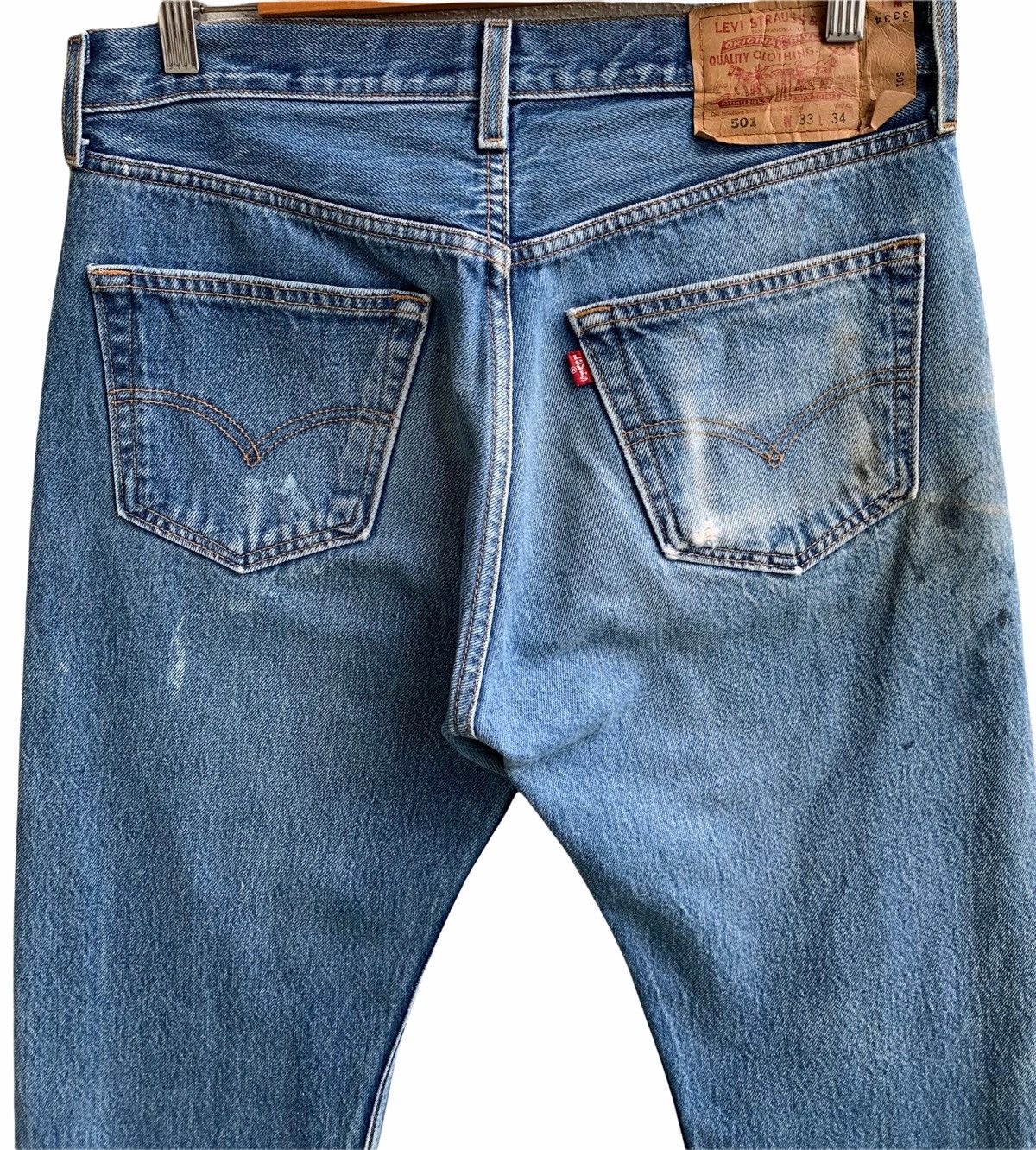 Levi's Vintage Distressed Levis Denim Jeans Size US 32 / EU 48 - 6 Thumbnail