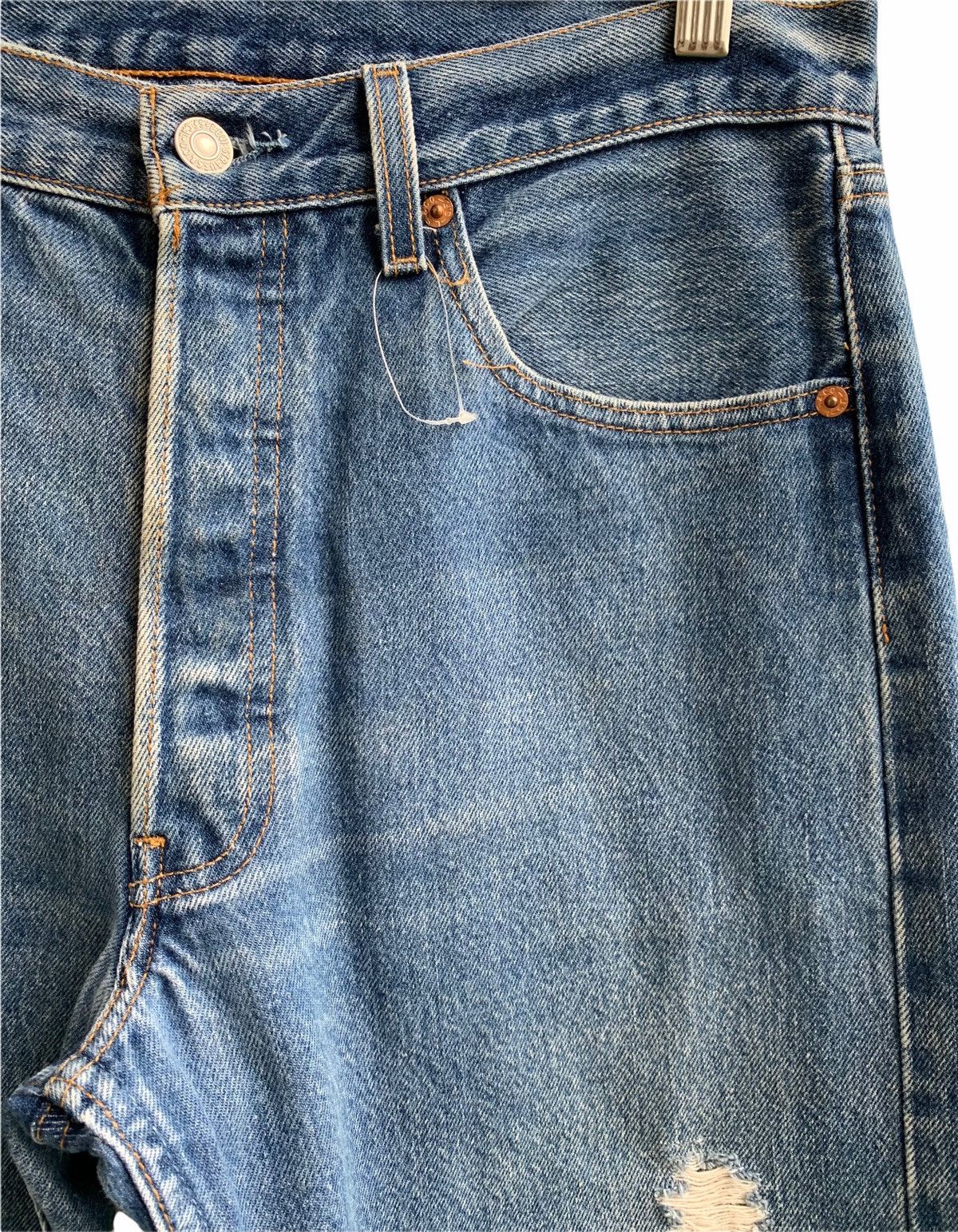 Levi's Vintage Distressed Levis Denim Jeans Size US 32 / EU 48 - 9 Thumbnail