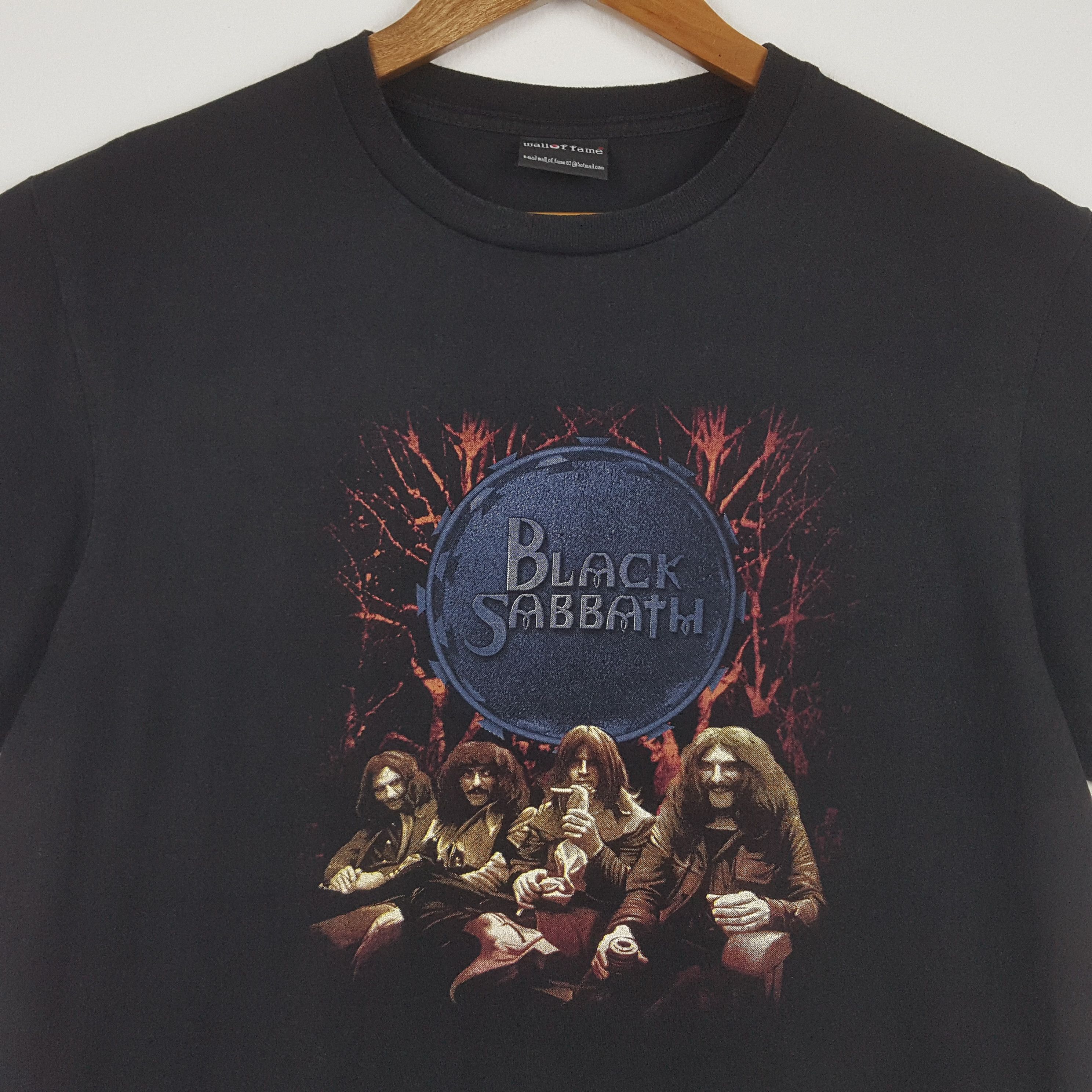 Band Tees × Black Sabbath × Vintage Vintage 90's BLACK SABBATH american metal band tour tees Size US L / EU 52-54 / 3 - 3 Thumbnail