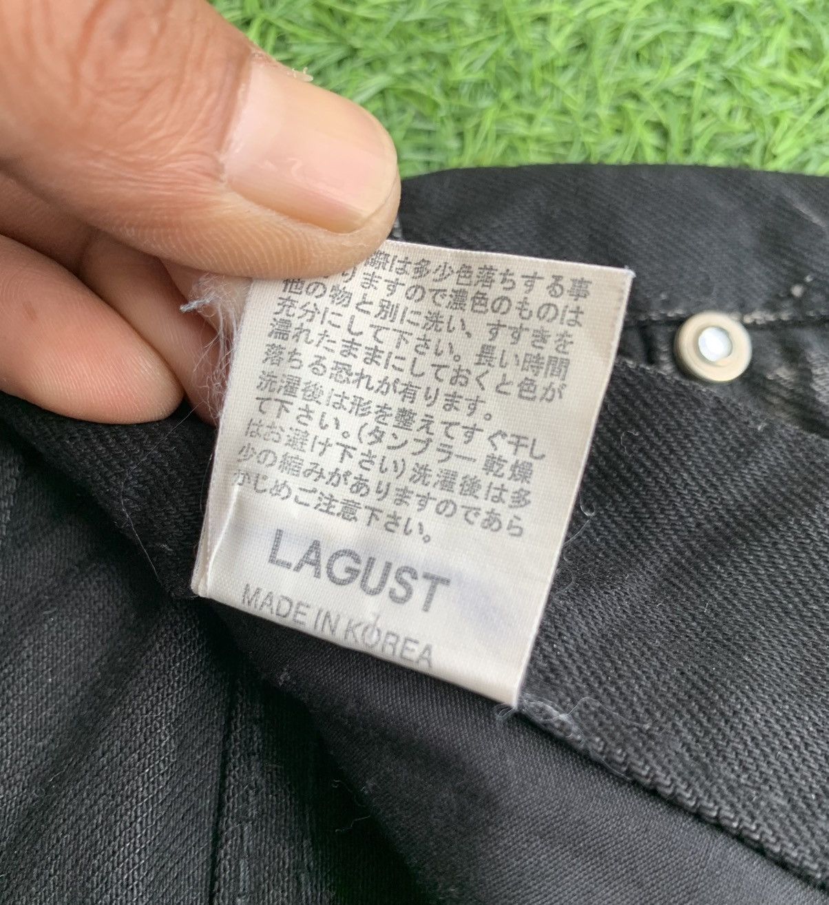 Japanese Brand Lagus Distressed Denim Splash Paint Jeans Size US 32 / EU 48 - 13 Thumbnail