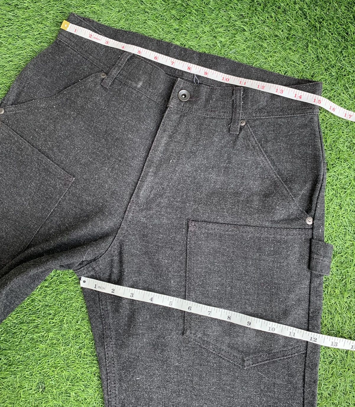 Japanese Brand × United Arrows United Arrows Carpenter Green Label Relaxing Pants Size US 30 / EU 46 - 15 Thumbnail