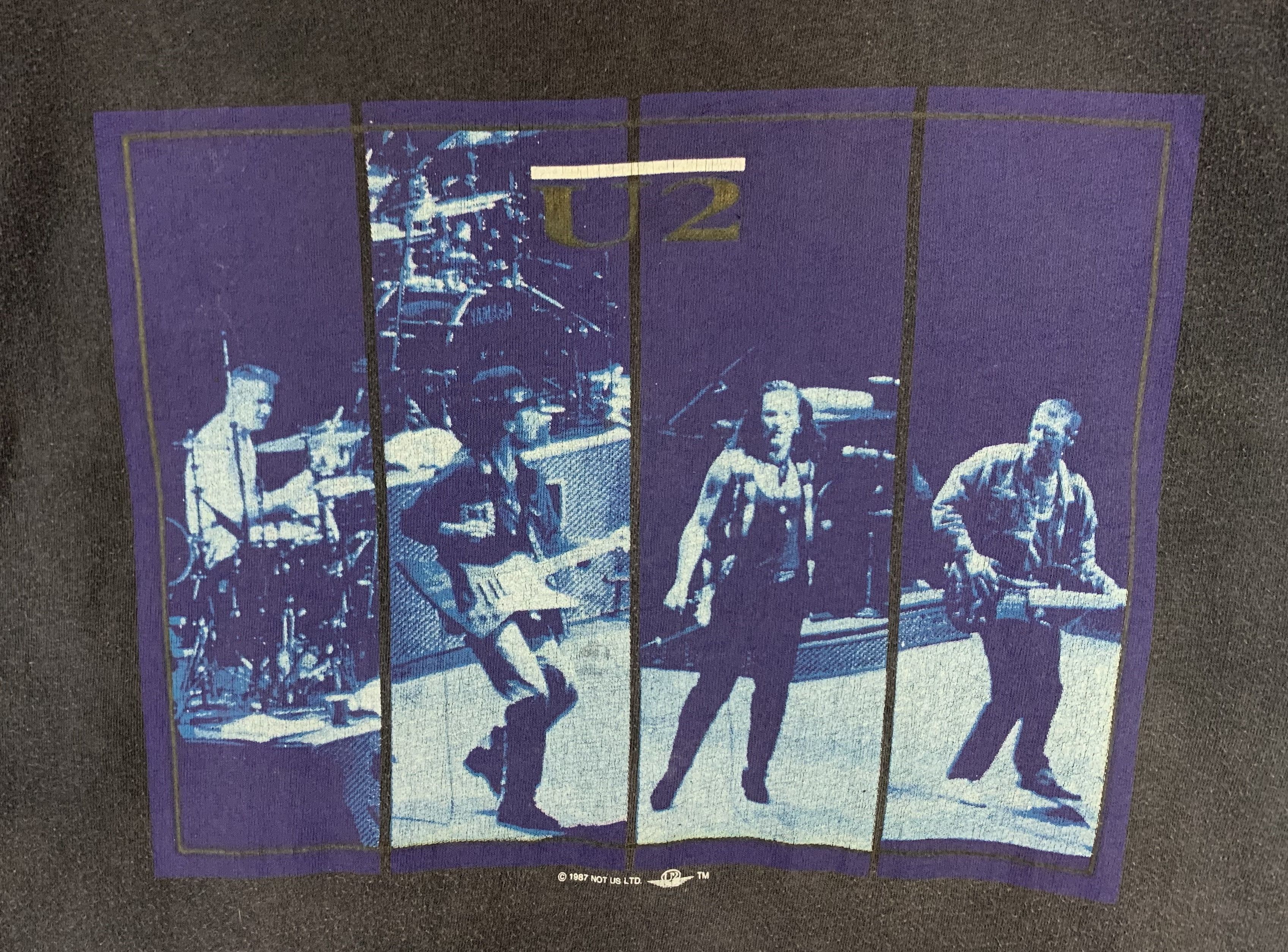 Band Tees × Vintage U2 the Joshua tree tour fall 1987 vintage shirt Size US XL / EU 56 / 4 - 3 Thumbnail