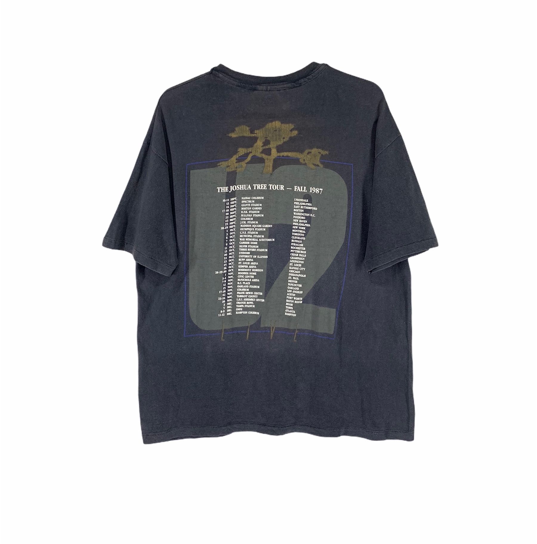 Band Tees × Vintage U2 the Joshua tree tour fall 1987 vintage shirt Size US XL / EU 56 / 4 - 2 Thumbnail