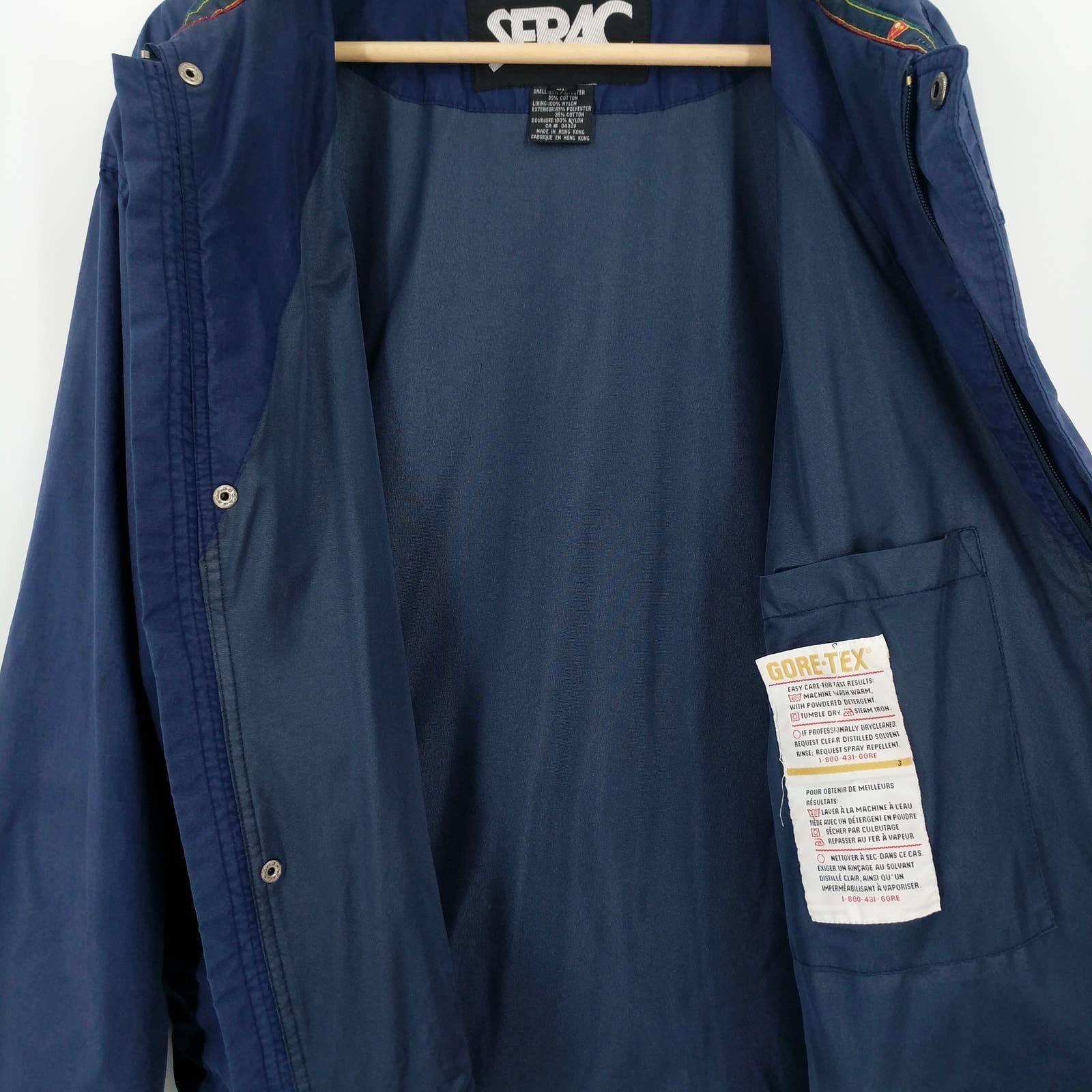 Goretex × Vintage Vintage Serac GORE-TEX Full Zip Windbreaker Bomber Jacket XL Size US XL / EU 56 / 4 - 9 Thumbnail