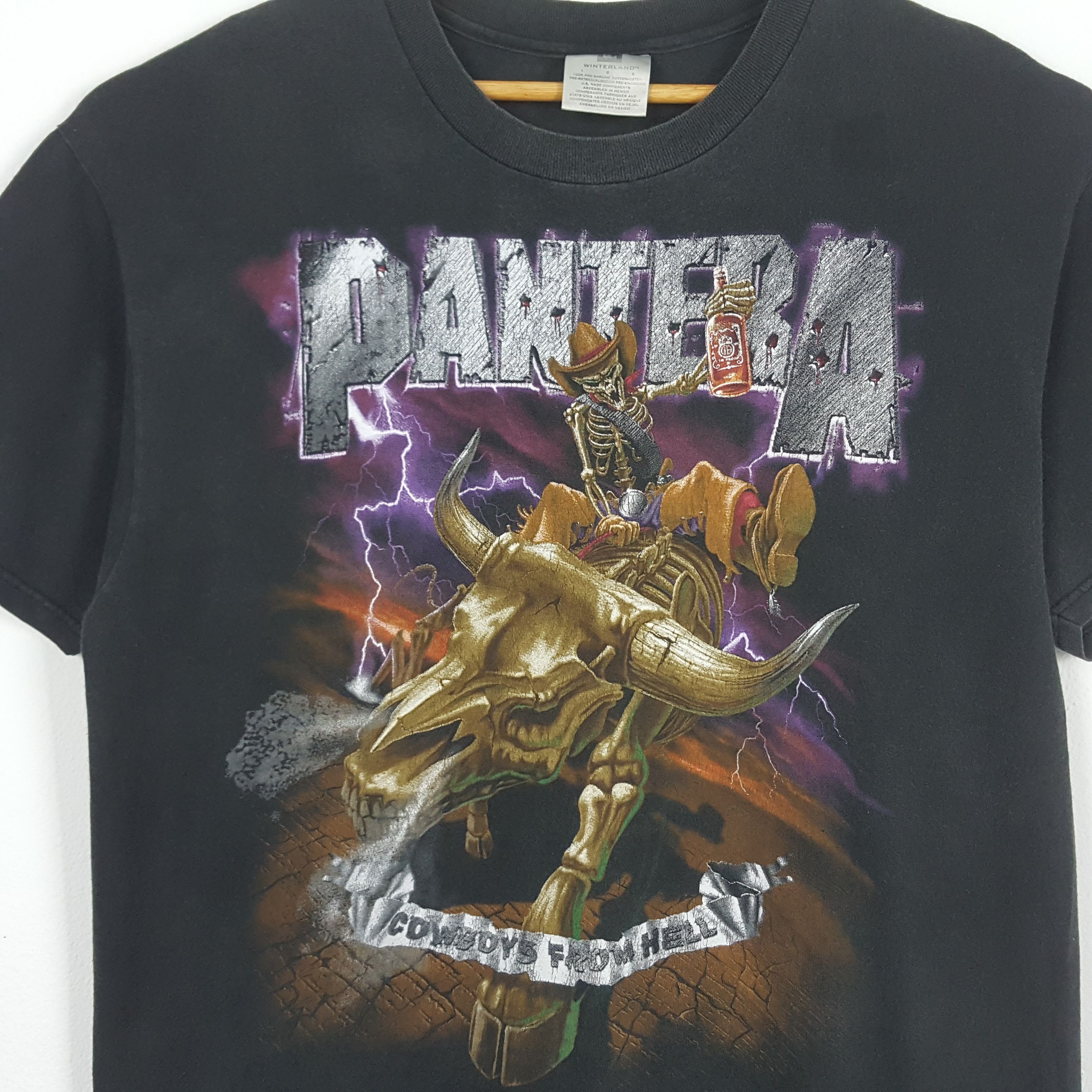 Band Tees × Vintage Vintage PANTERA American Heavy Metal Band Tour t-shirt Size US L / EU 52-54 / 3 - 4 Thumbnail