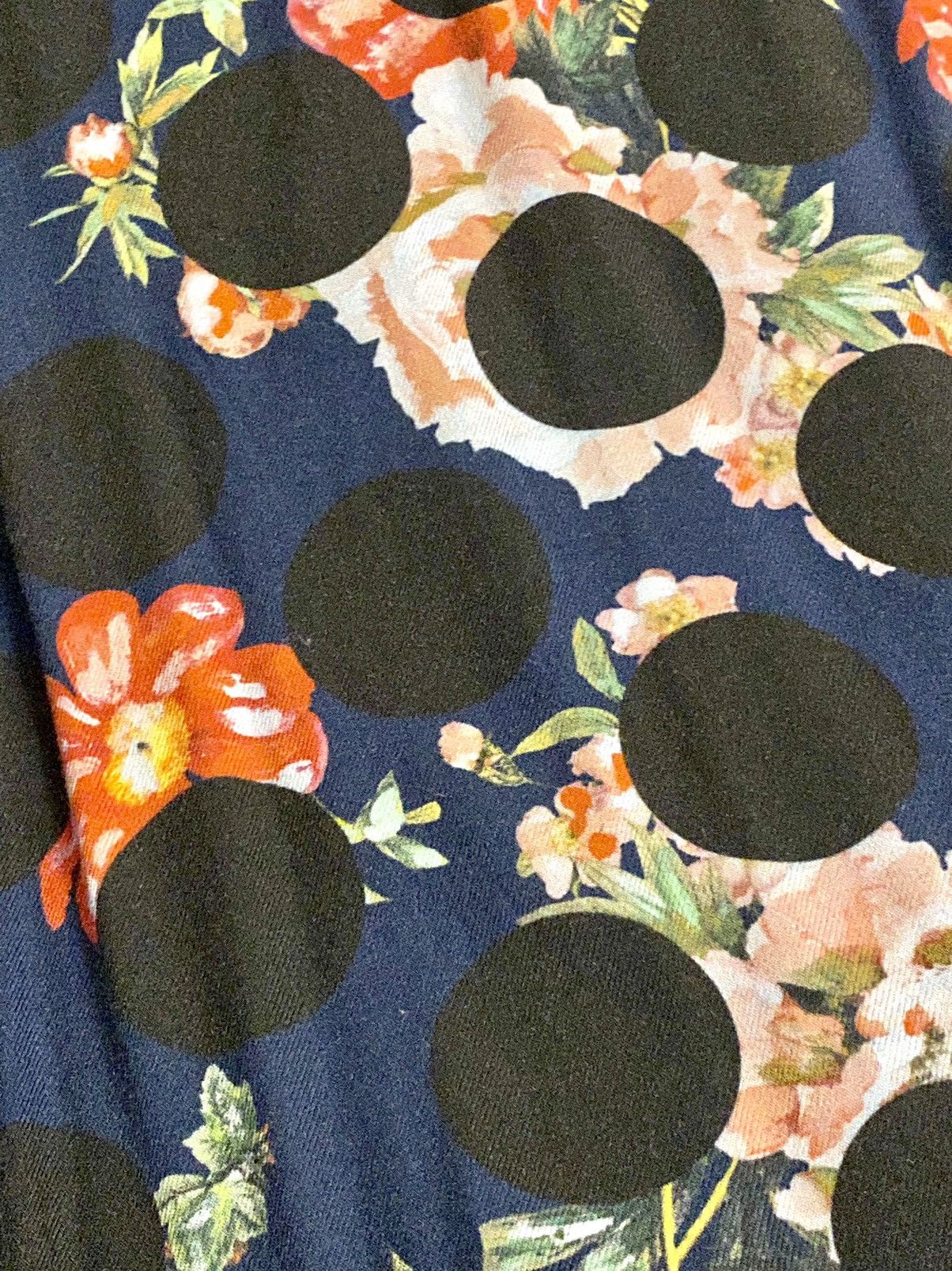 Acne Studios ACNE STUDIOS SIMON FLORAL POLKA PRINT SHIRT NAVY BLUE 44 Size US S / EU 44-46 / 1 - 5 Thumbnail