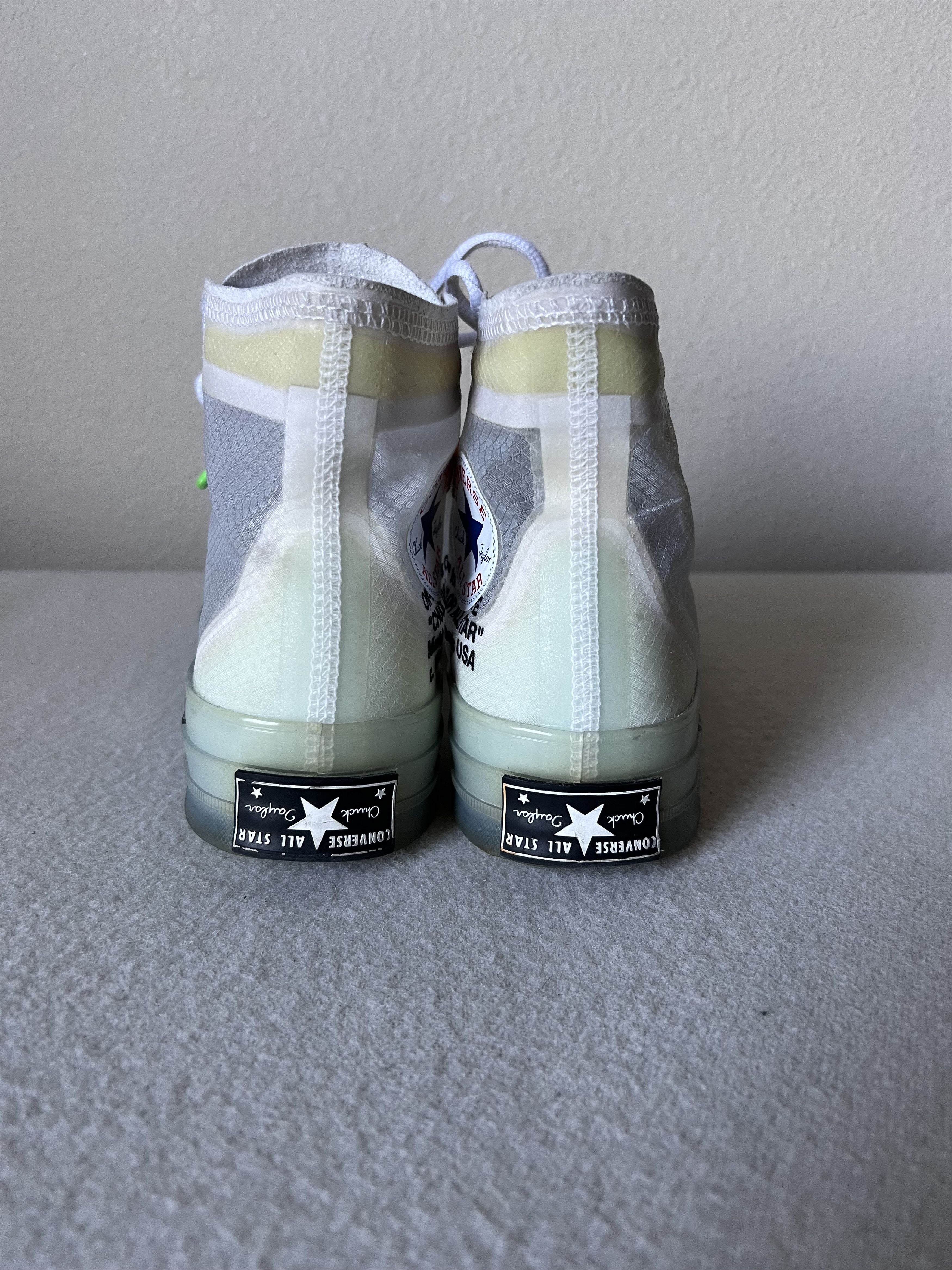 Converse × Off-White Off White Converse Chuck Taylor 70 Vulcanized Size US 5.5 / EU 38 - 7 Thumbnail