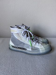 USED Converse x Off-White Chuck Taylor All-Star Hi Ten Virgil Abloh 162204C