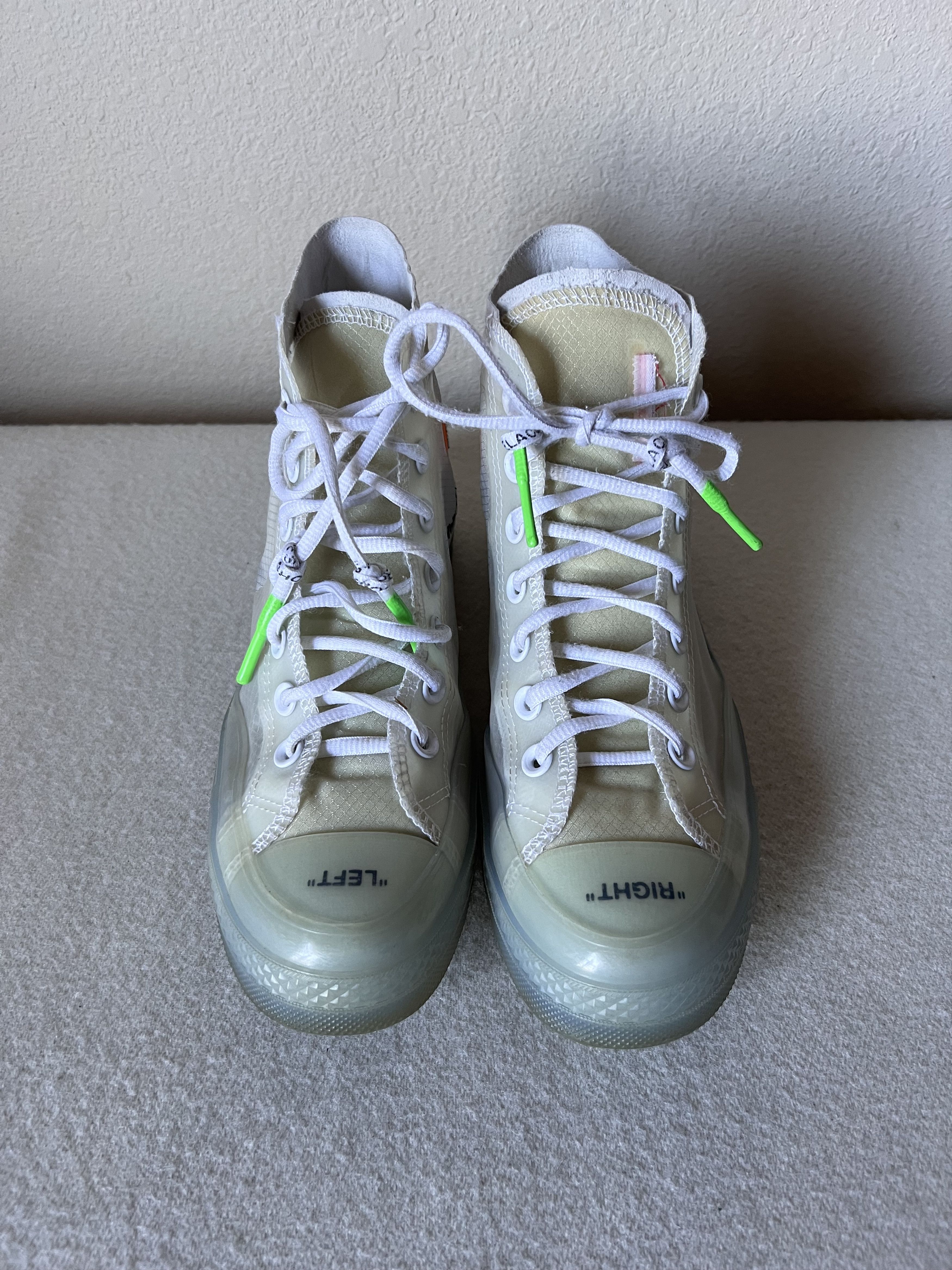 Converse × Off-White Off White Converse Chuck Taylor 70 Vulcanized Size US 5.5 / EU 38 - 6 Thumbnail