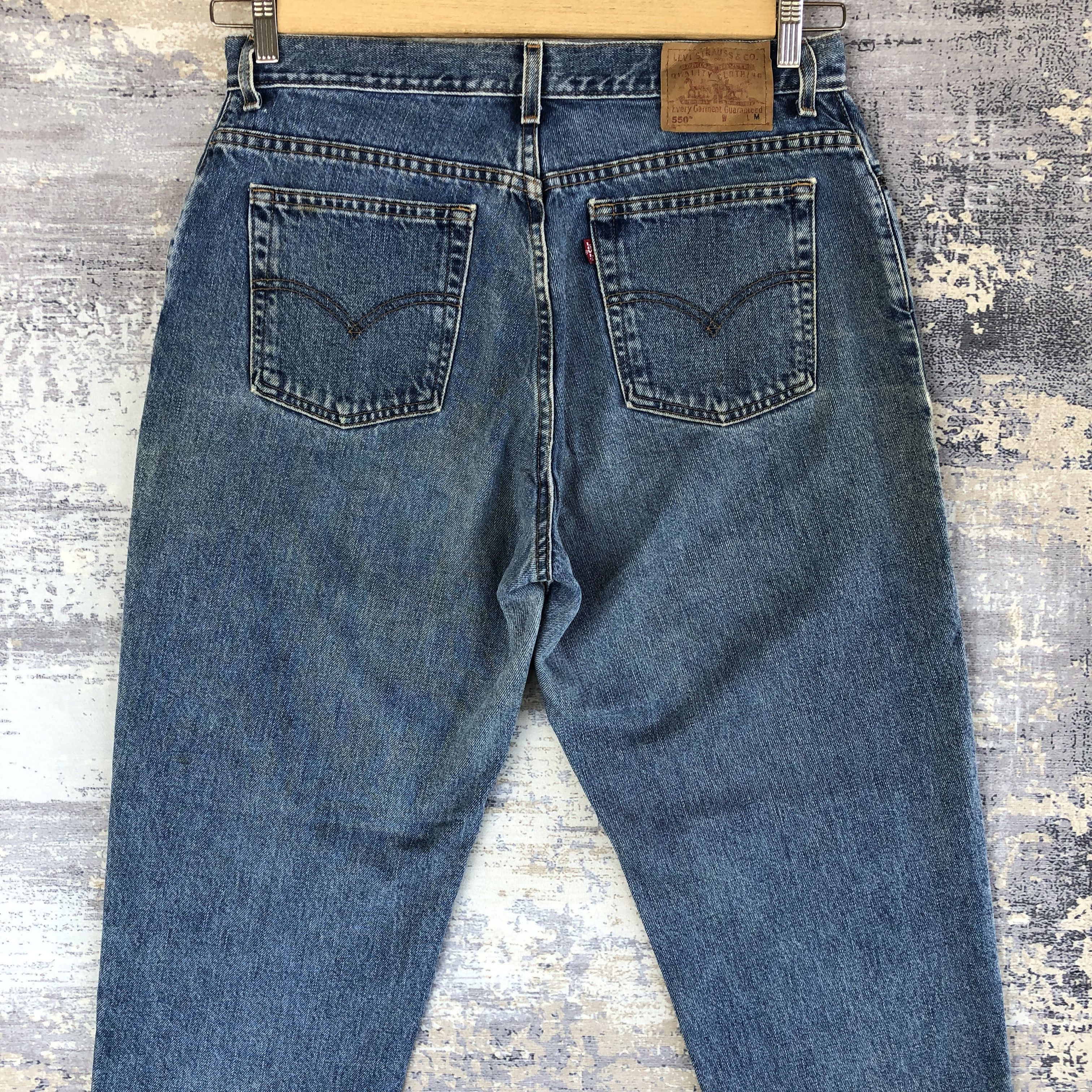 Levi's Vintage 90s Levis Stonewash Jeans Levi's Baggy Tapered Denim Size US 32 / EU 48 - 4 Thumbnail