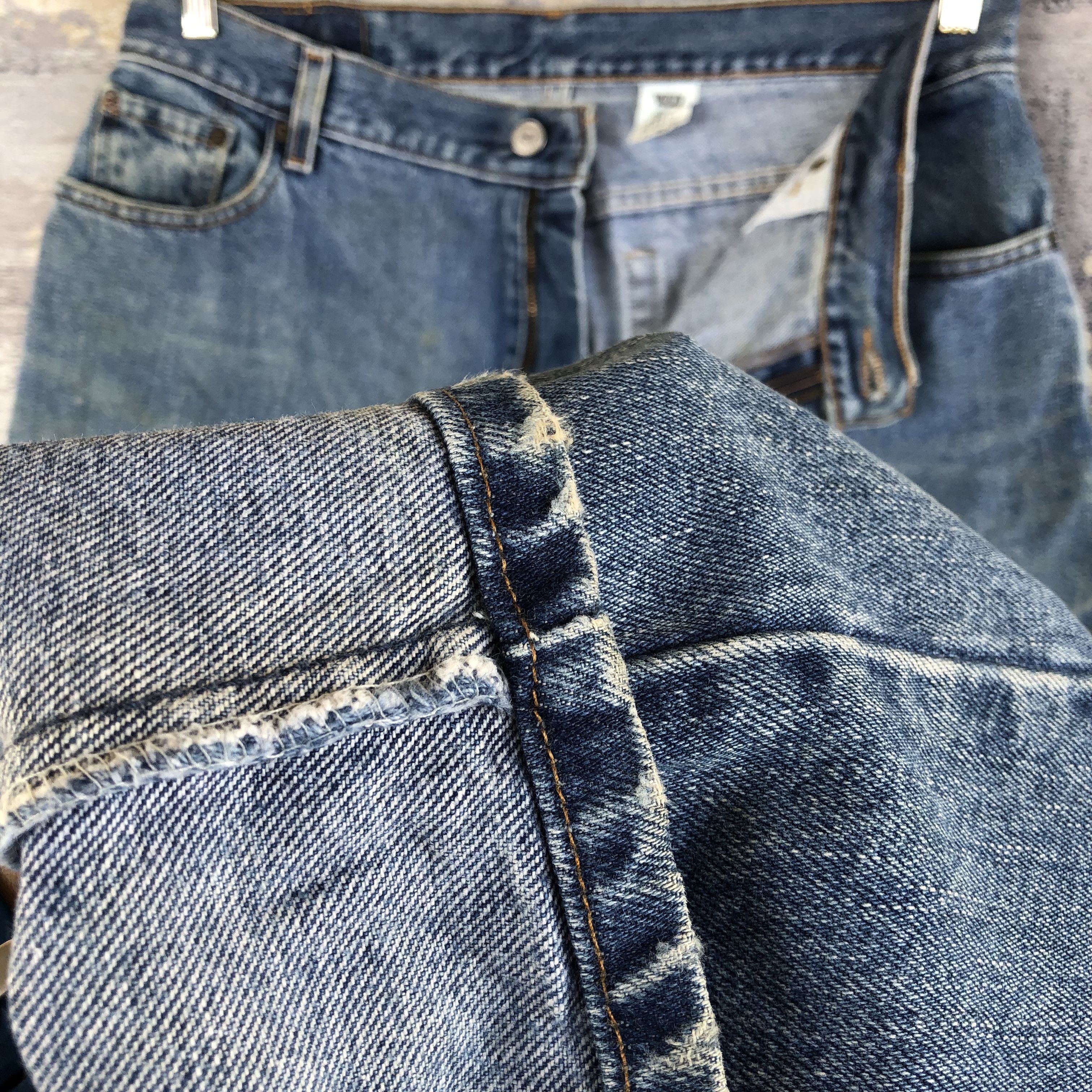 Levi's Vintage 90s Levis Stonewash Jeans Levi's Baggy Tapered Denim Size US 32 / EU 48 - 8 Thumbnail