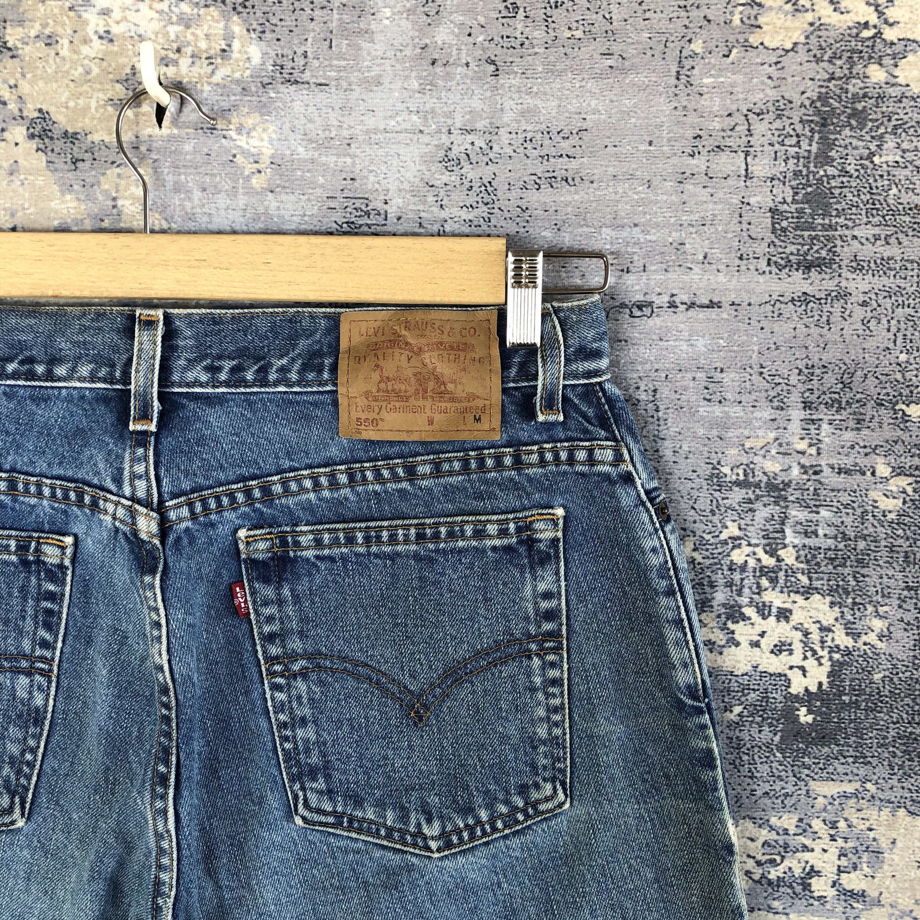 Levi's Vintage 90s Levis Stonewash Jeans Levi's Baggy Tapered Denim Size US 32 / EU 48 - 5 Thumbnail