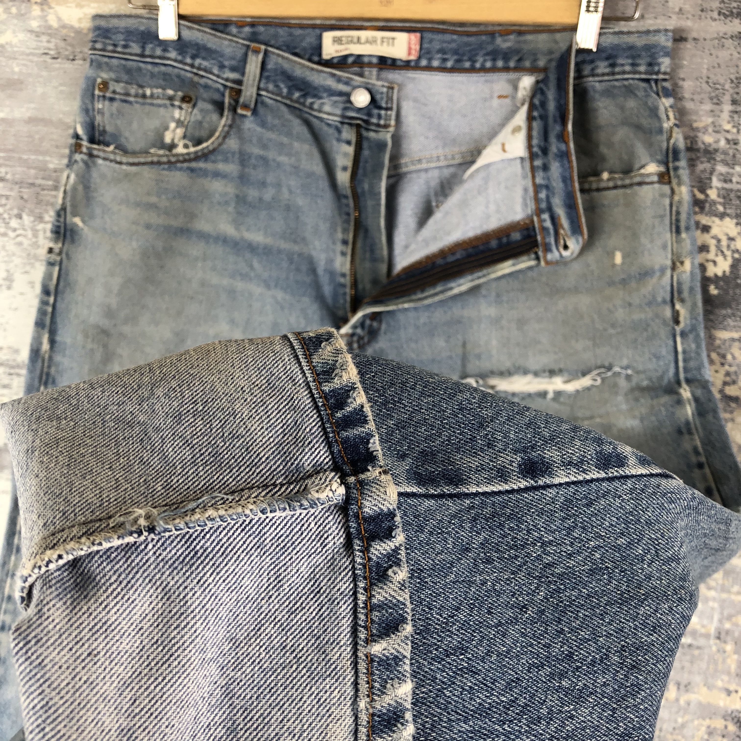 Levi's Vintage Levis 505 Distressed Jeans Levi's Denim Pants Size US 40 / EU 56 - 8 Thumbnail