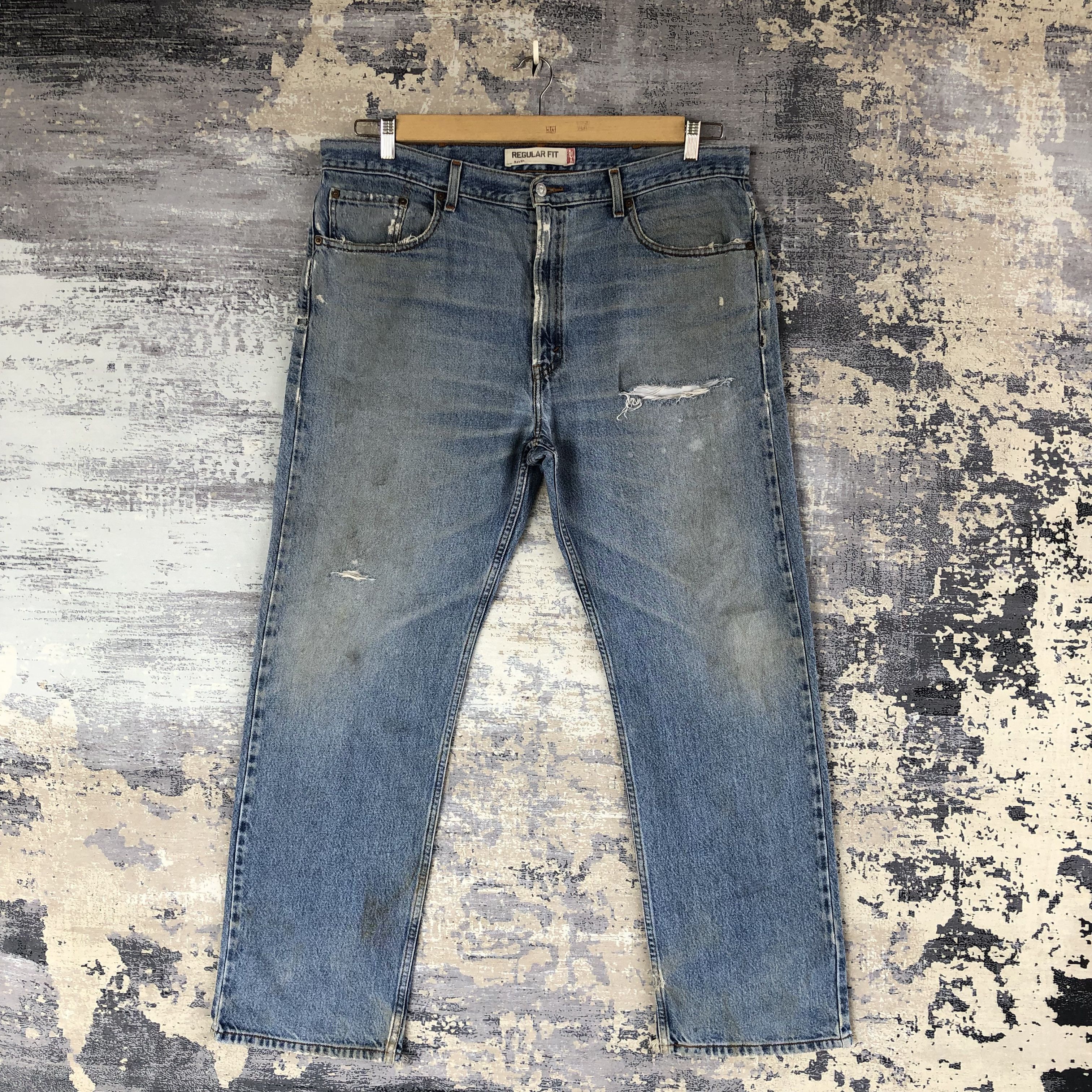 Levi's Vintage Levis 505 Distressed Jeans Levi's Denim Pants Size US 40 / EU 56 - 1 Thumbnail