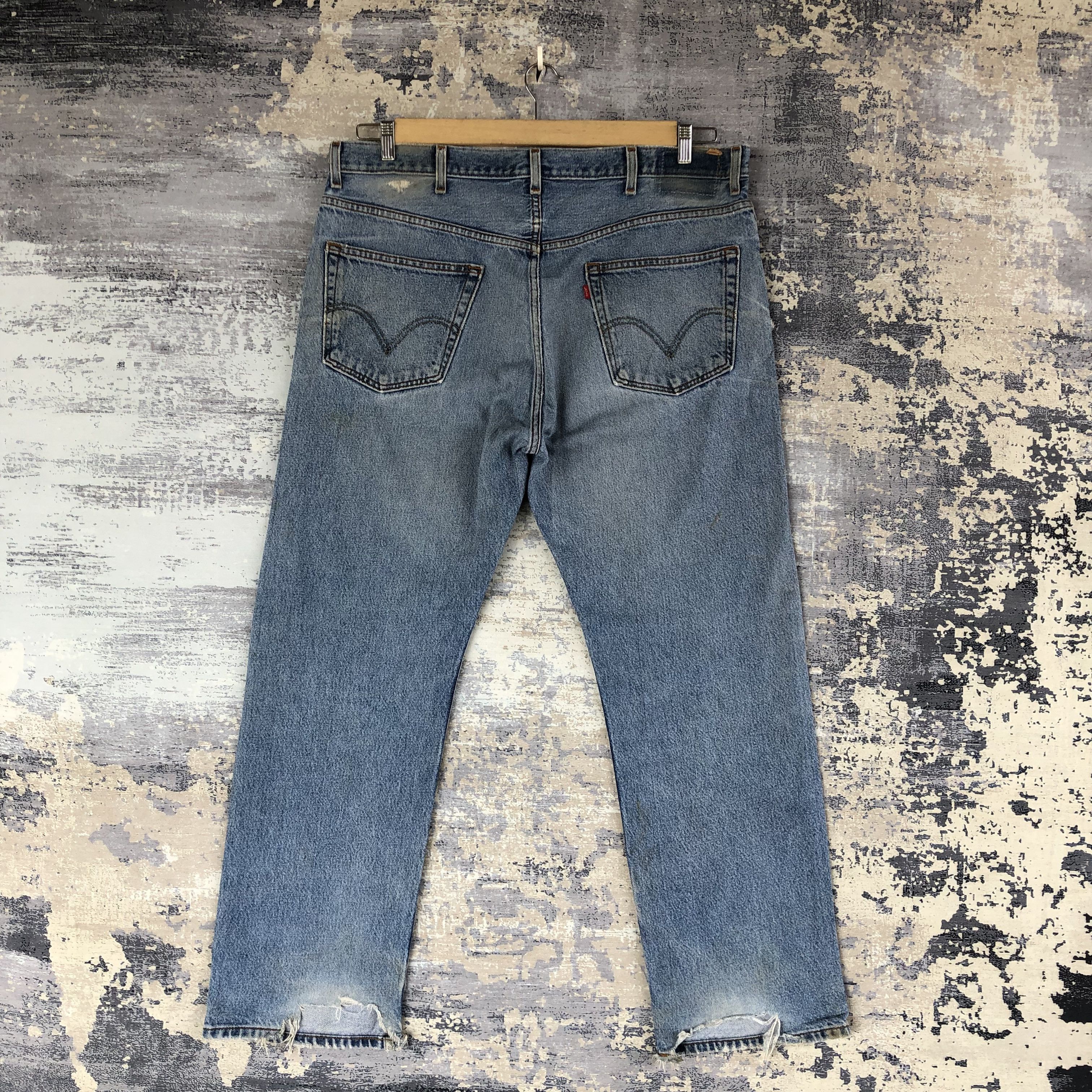 Levi's Vintage Levis 505 Distressed Jeans Levi's Denim Pants Size US 40 / EU 56 - 2 Thumbnail