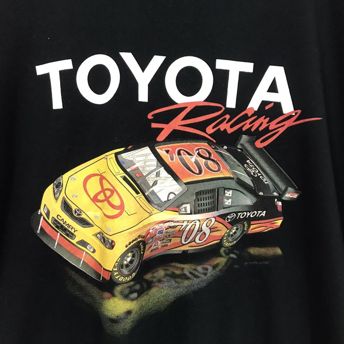 Japanese Brand Vintage Toyota TRD Racing motor sport black Tshirts Size US XL / EU 56 / 4 - 2 Thumbnail