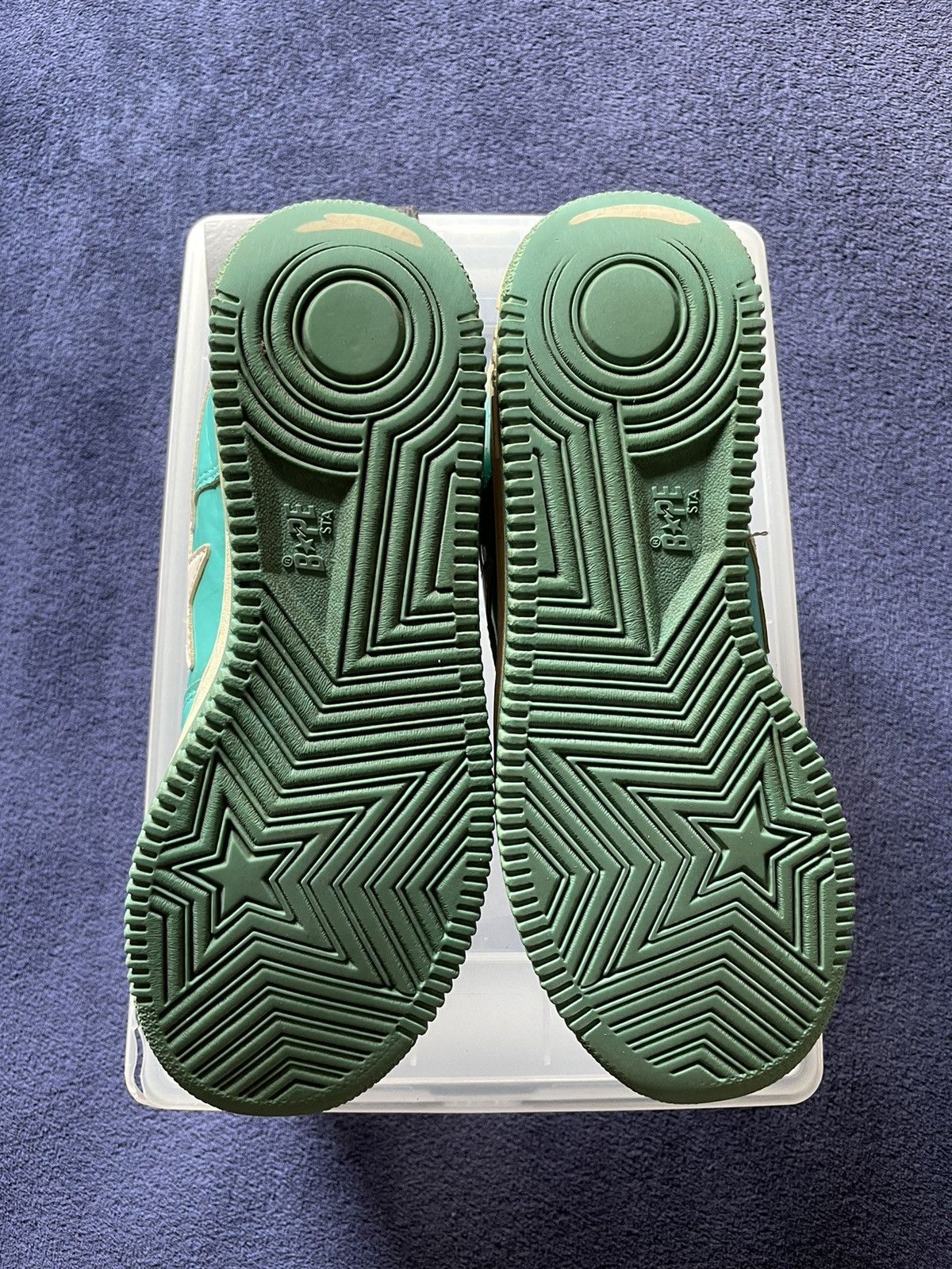 Bape Bape Tiffany Blue NYC Bapestas Size US 8 / EU 41 - 10 Thumbnail