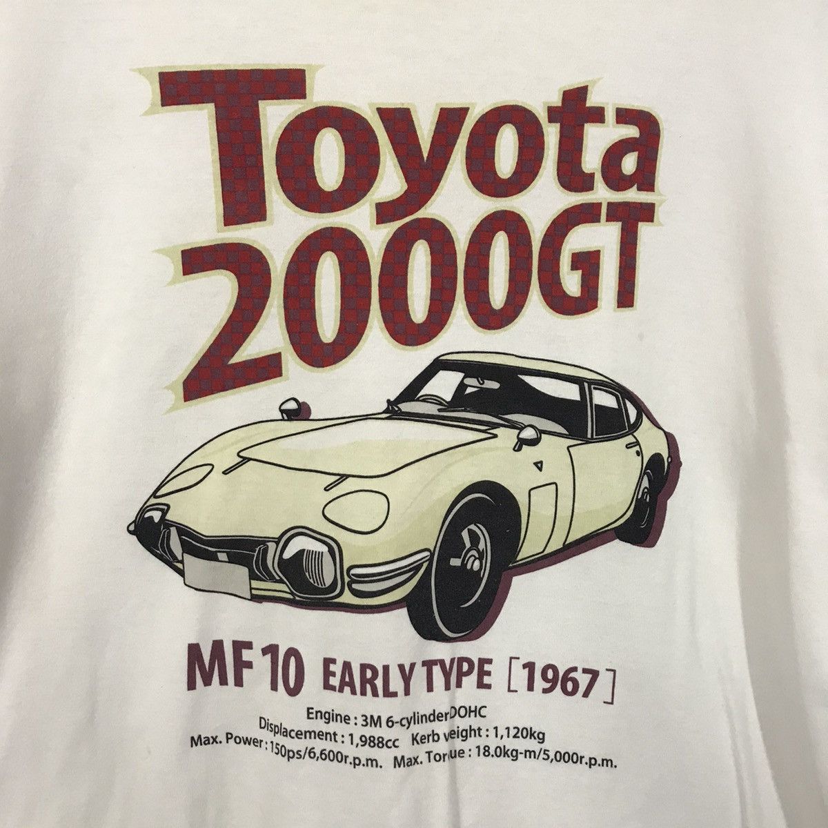 Japanese Brand Toyota 2000GT Racing Toyota Japan Tshirts Size US L / EU 52-54 / 3 - 2 Thumbnail