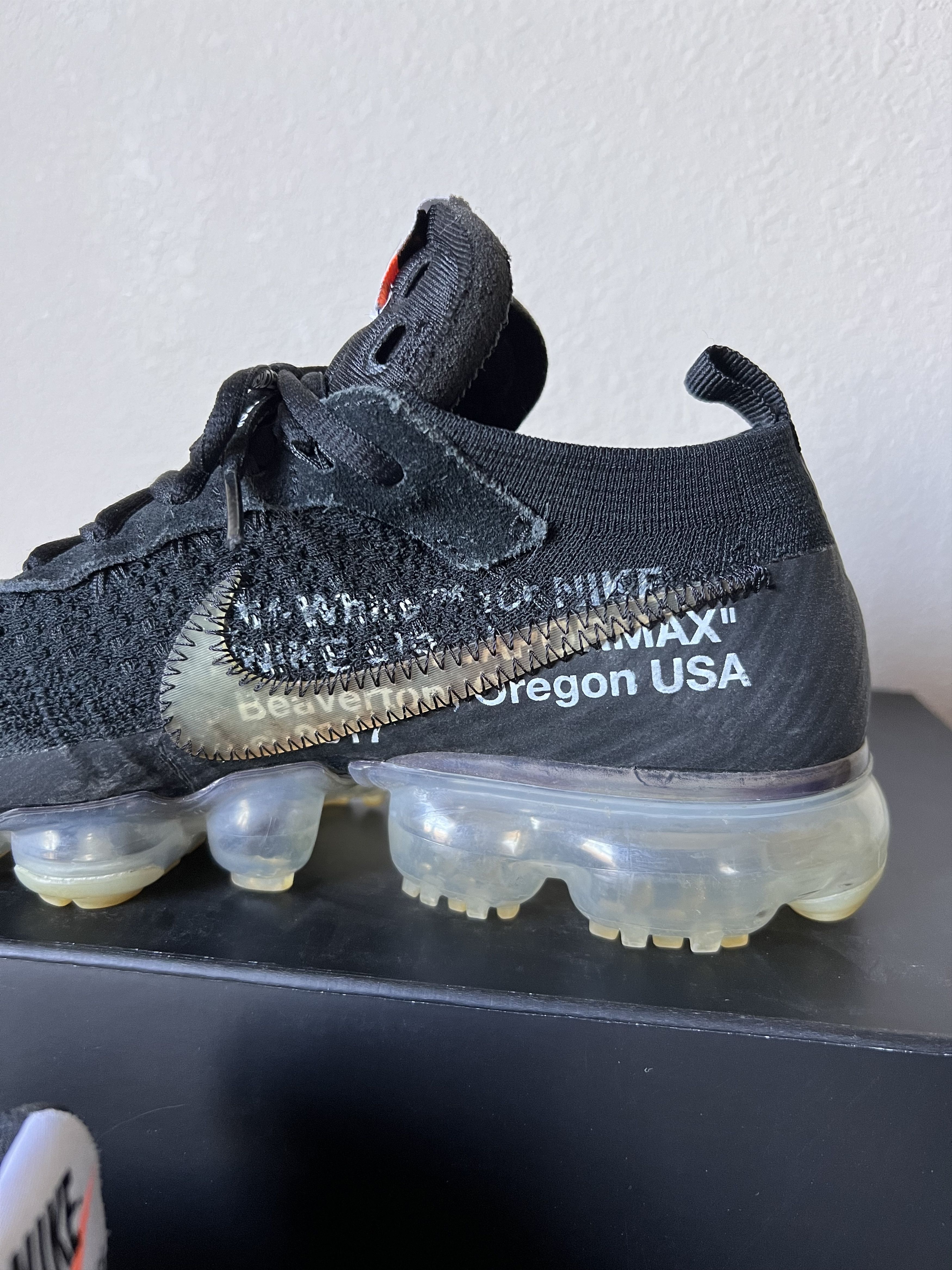 Nike × Off-White Off White Nike Vapormax in Black Size US 6 / EU 39 - 4 Thumbnail