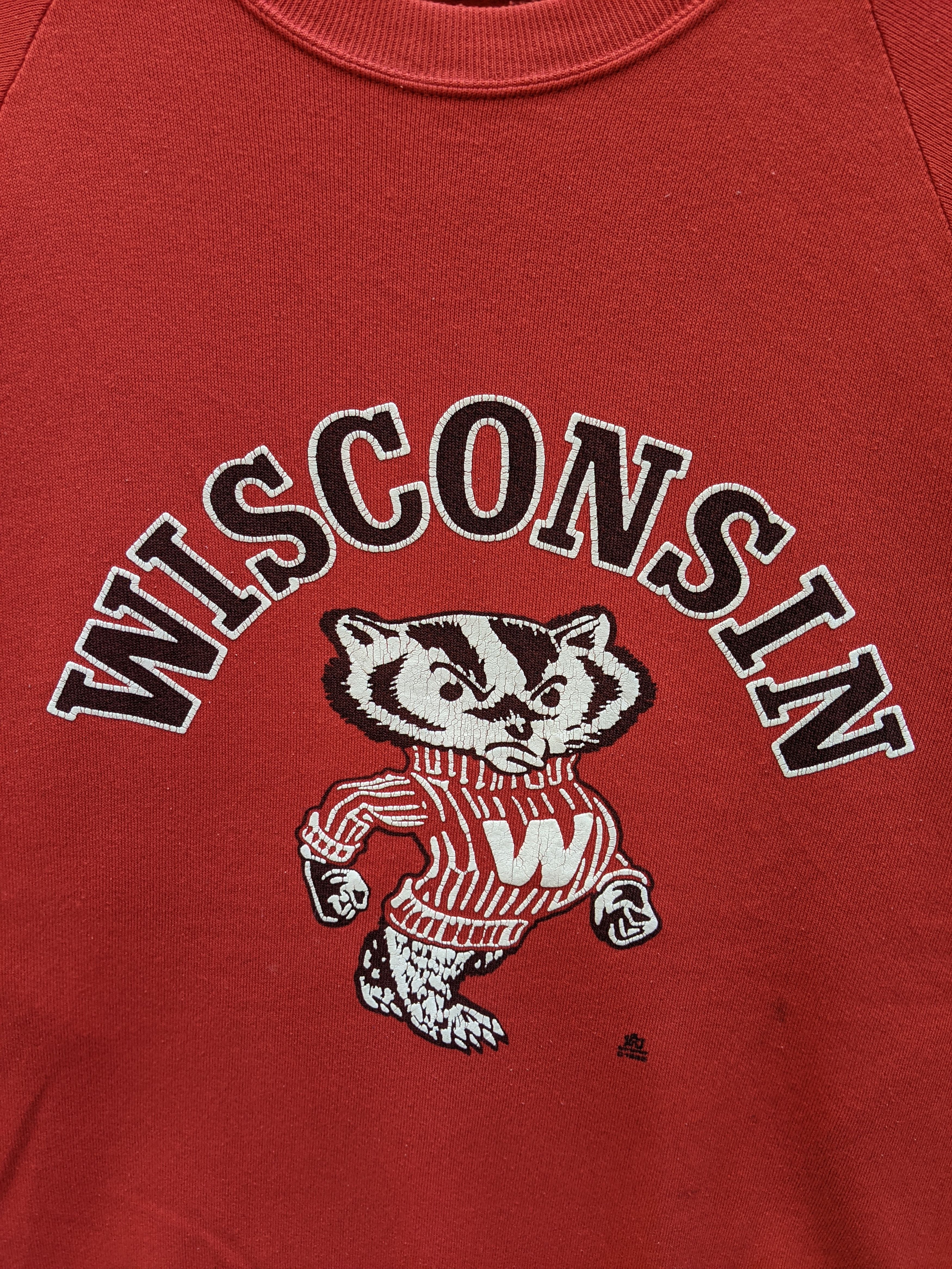 Jerzees × Russell Athletic 80s Wisconsin University Sweatshirt/Size XL Size US XL / EU 56 / 4 - 3 Thumbnail
