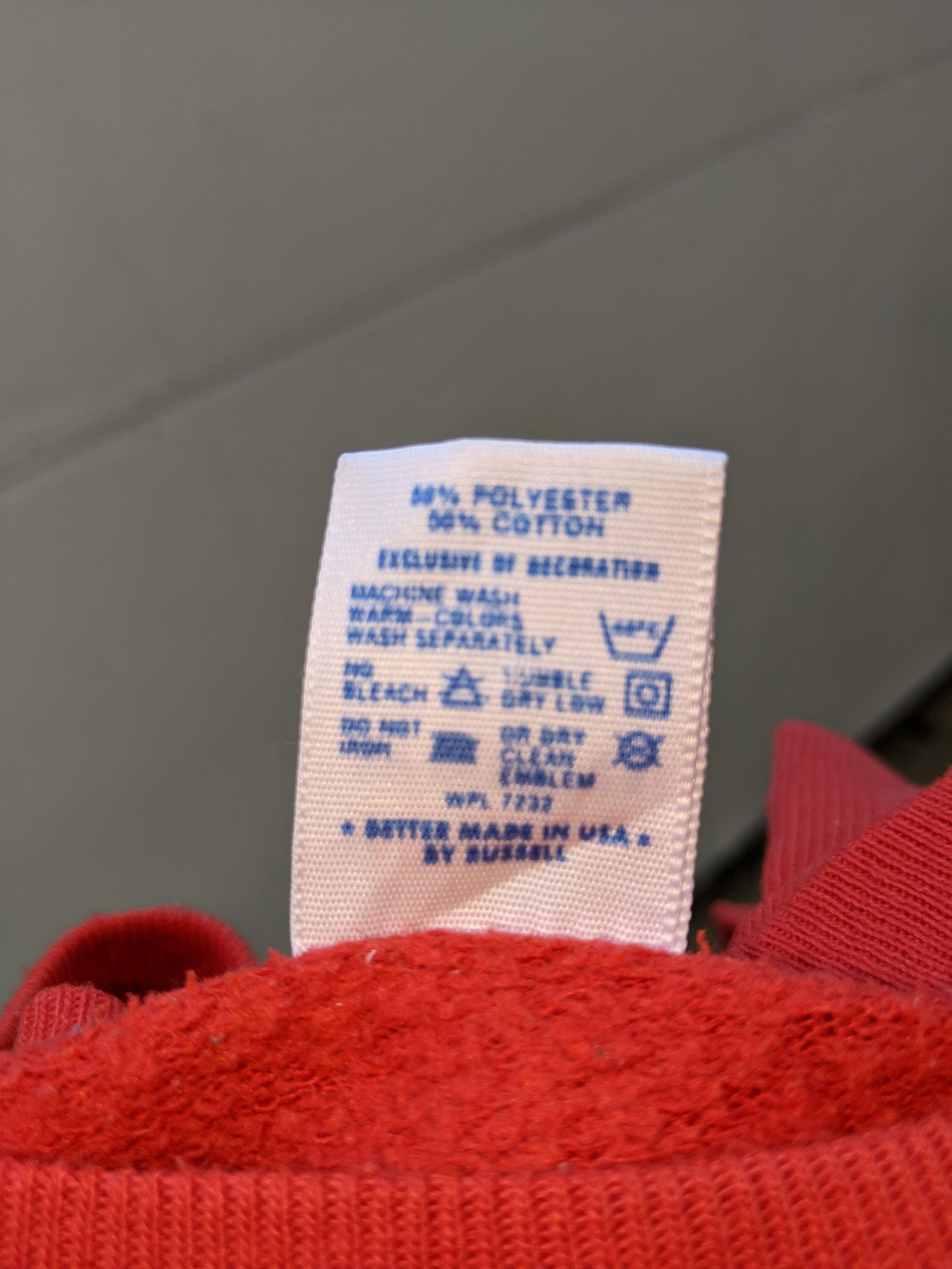 Jerzees × Russell Athletic 80s Wisconsin University Sweatshirt/Size XL Size US XL / EU 56 / 4 - 7 Thumbnail
