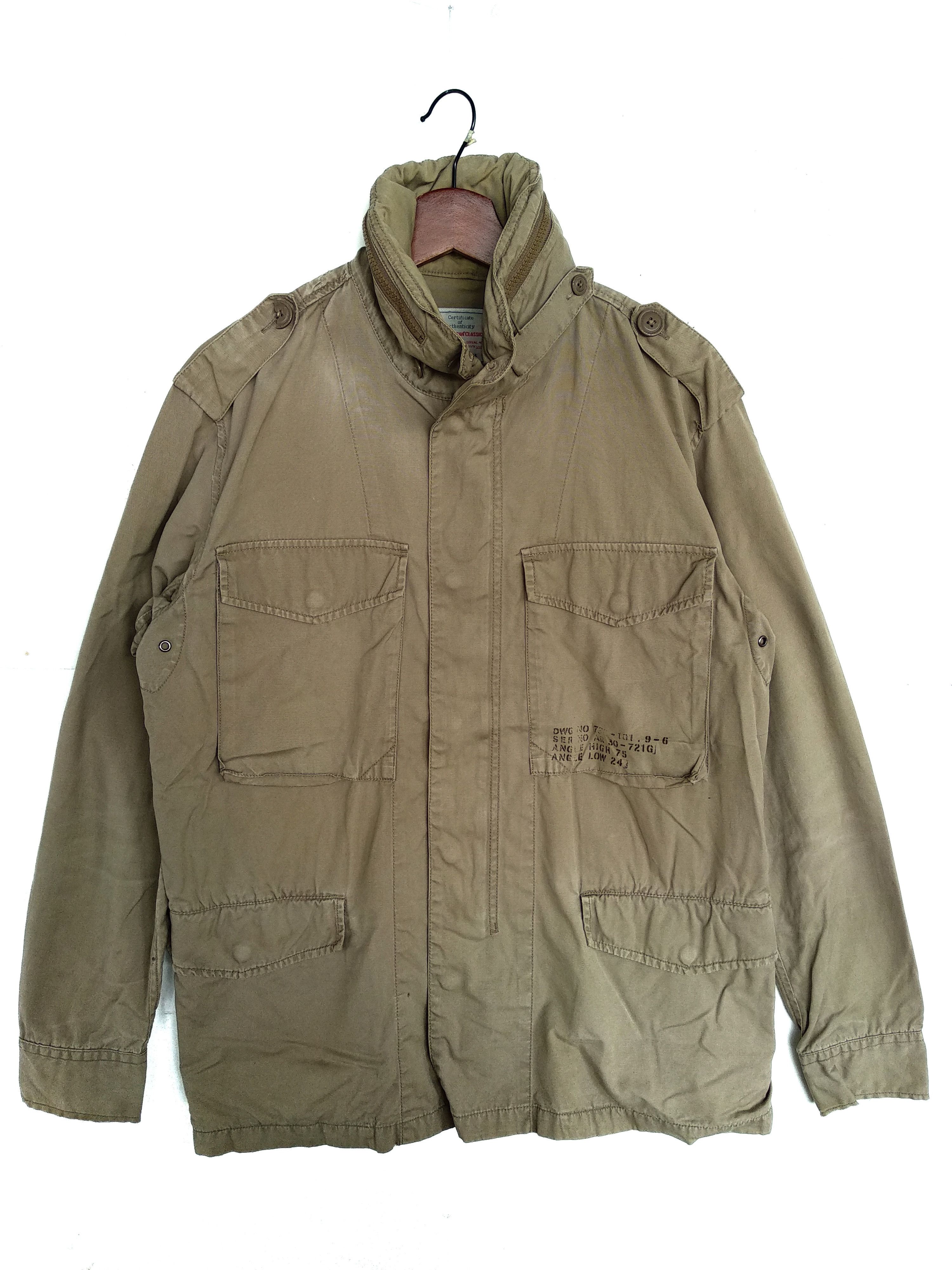 Avirex × Vintage Vintage Avirex Military Jacket/Size L/Full Zip Size US L / EU 52-54 / 3 - 1 Thumbnail