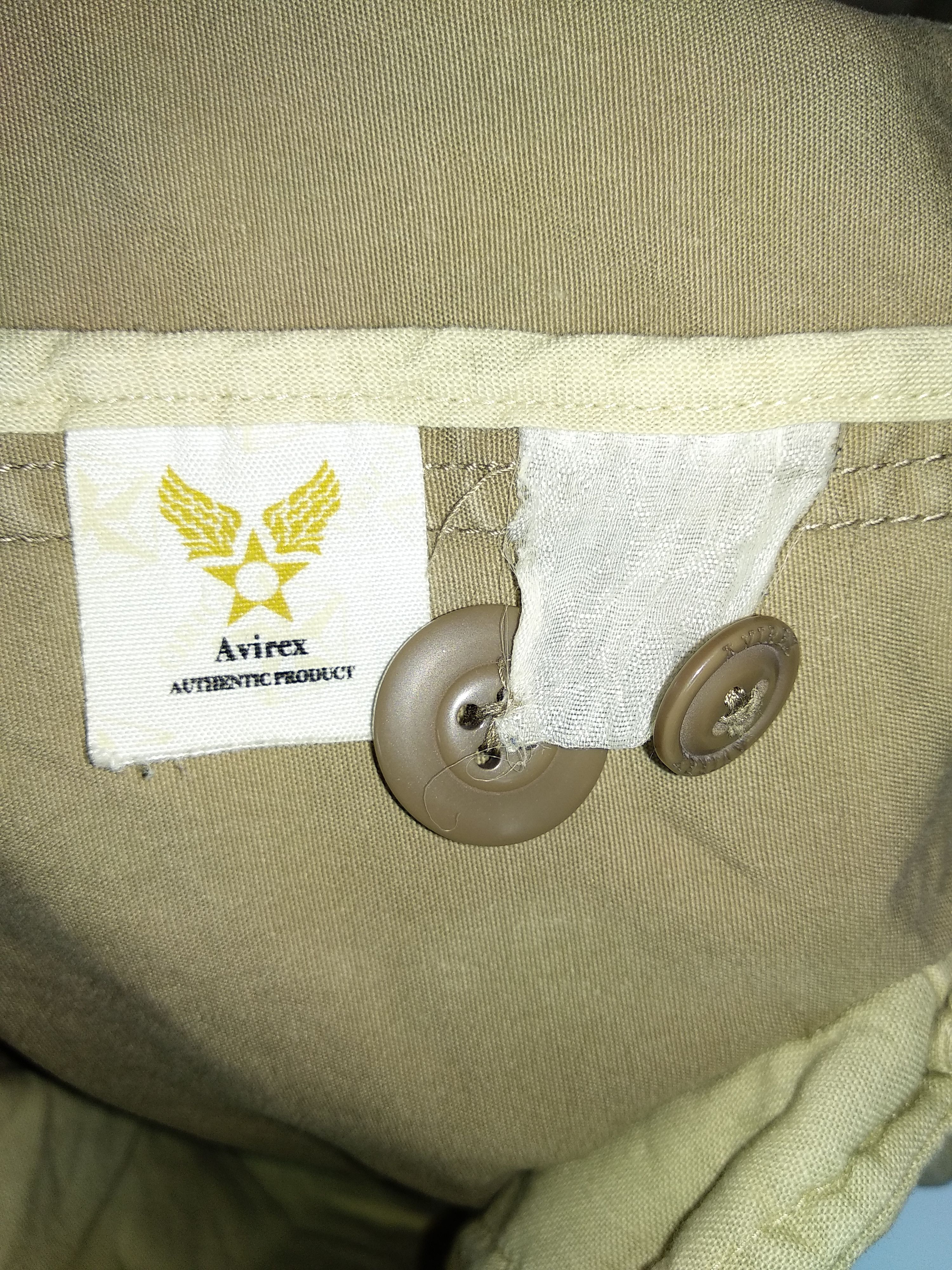 Avirex × Vintage Vintage Avirex Military Jacket/Size L/Full Zip Size US L / EU 52-54 / 3 - 8 Thumbnail