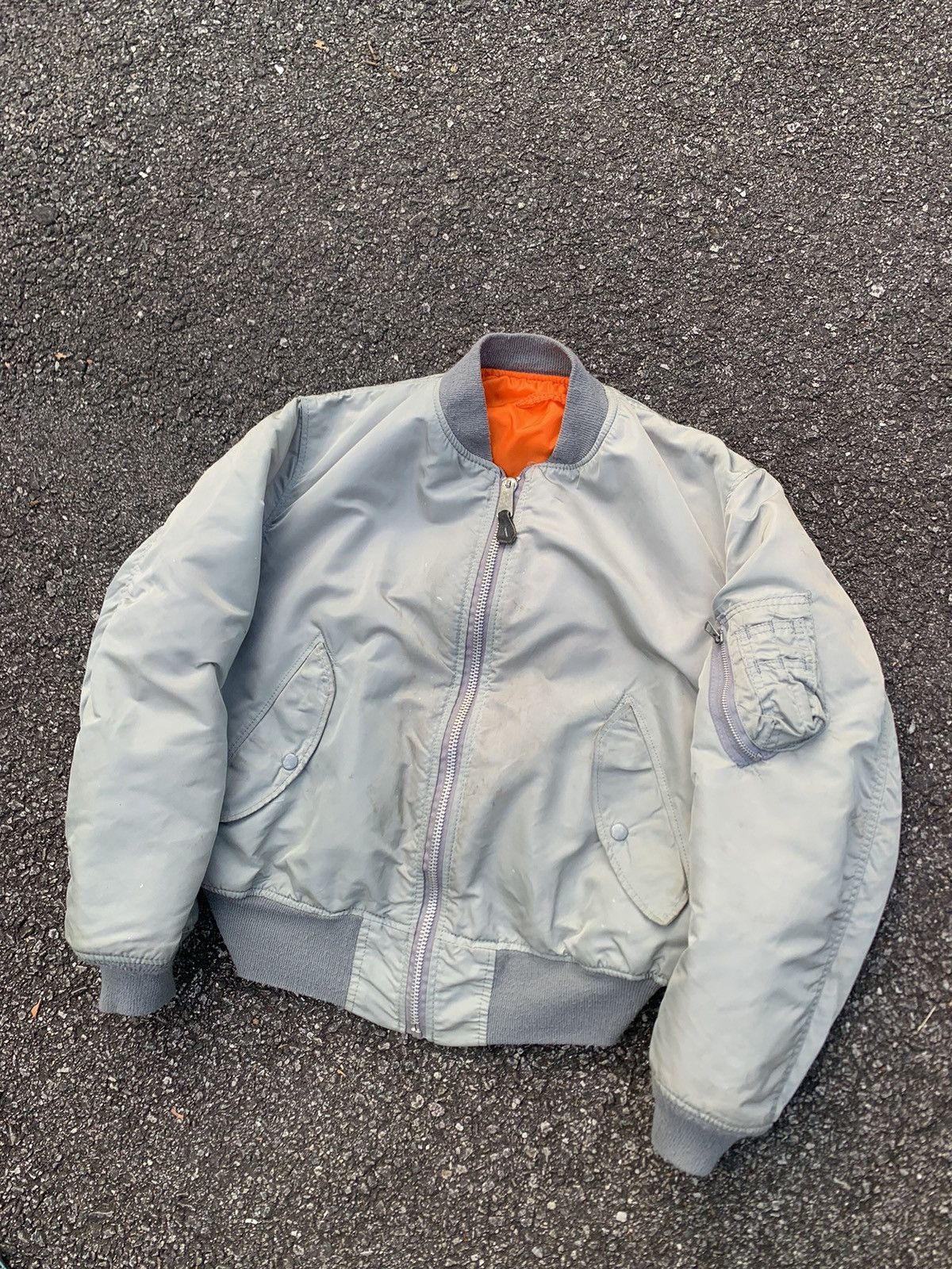 VINTAGE ALPHA INDUSTRIES MA1 Man Intermediate Bomber Jacket