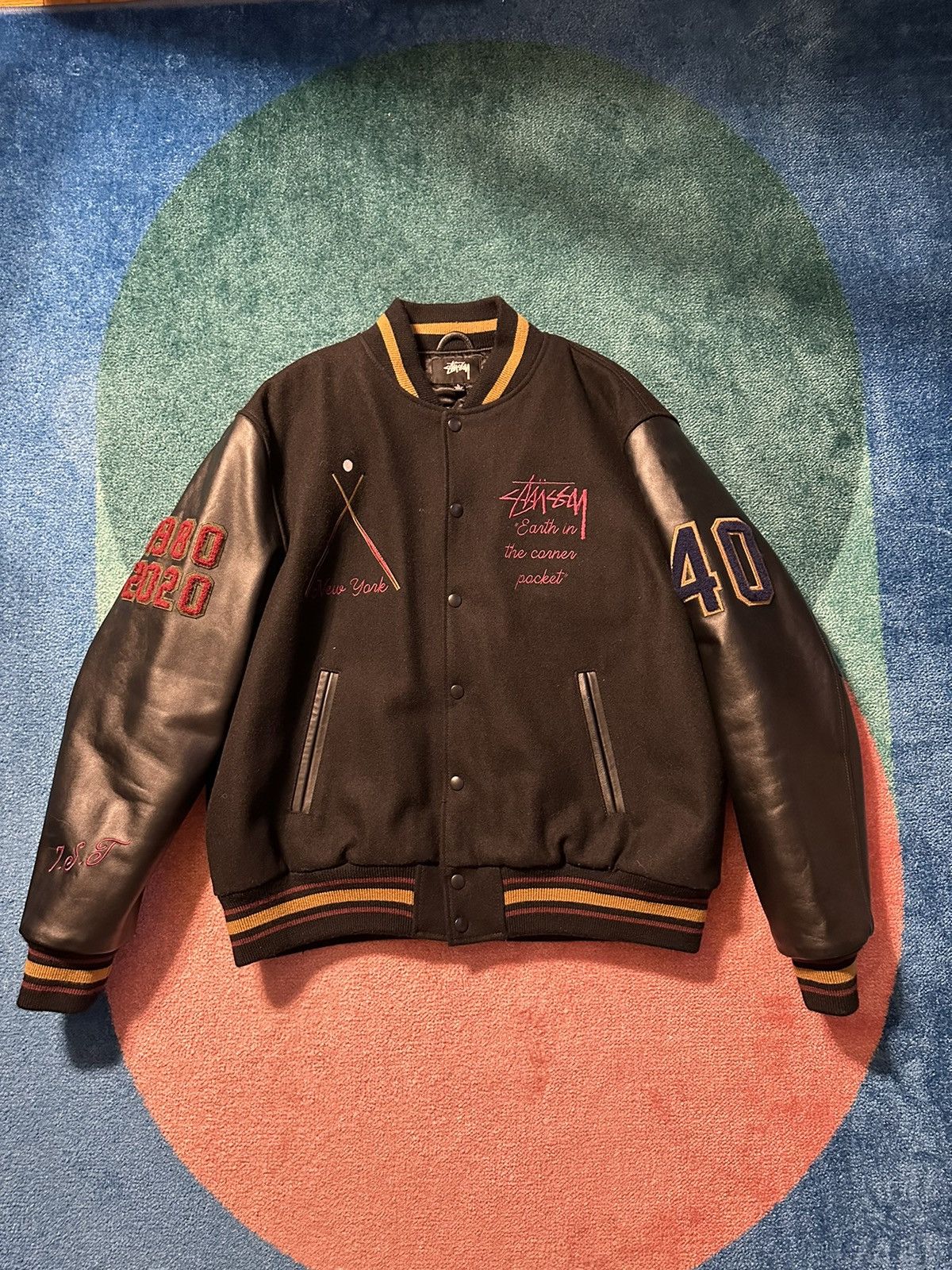 Stussy Stussy 40th Anniversary 8 Ball Jacket “New York” Size US L / EU 52-54 / 3 - 1 Thumbnail