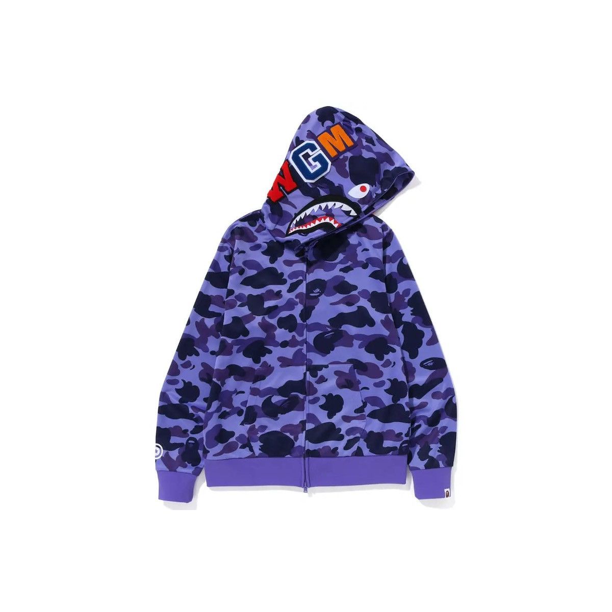 Bape shark purple camo best sale