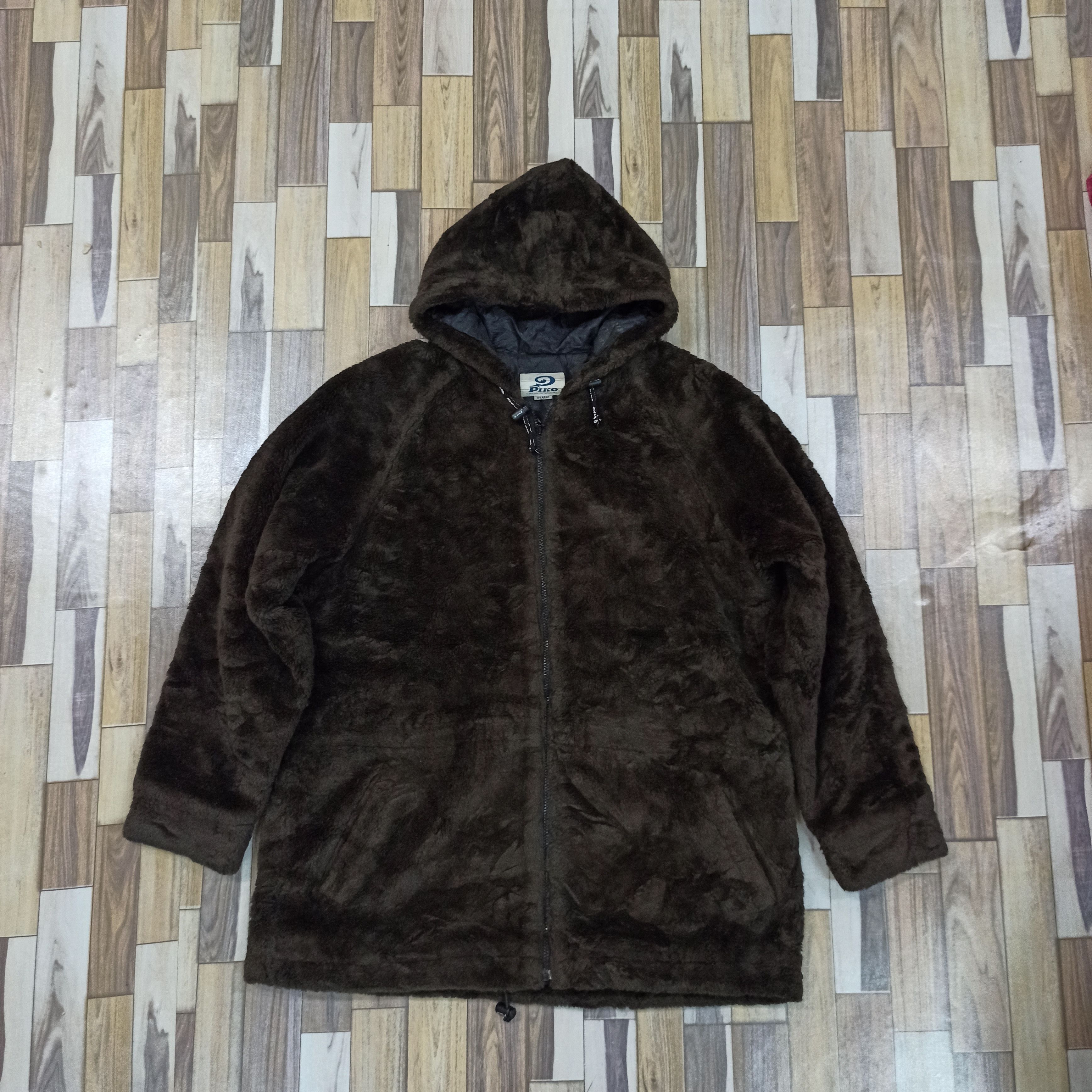 Japanese Brand Vintage🔥 Piko Hawaiian Longboard Wear Fleece Jacket Zipper Size US XL / EU 56 / 4 - 4 Thumbnail