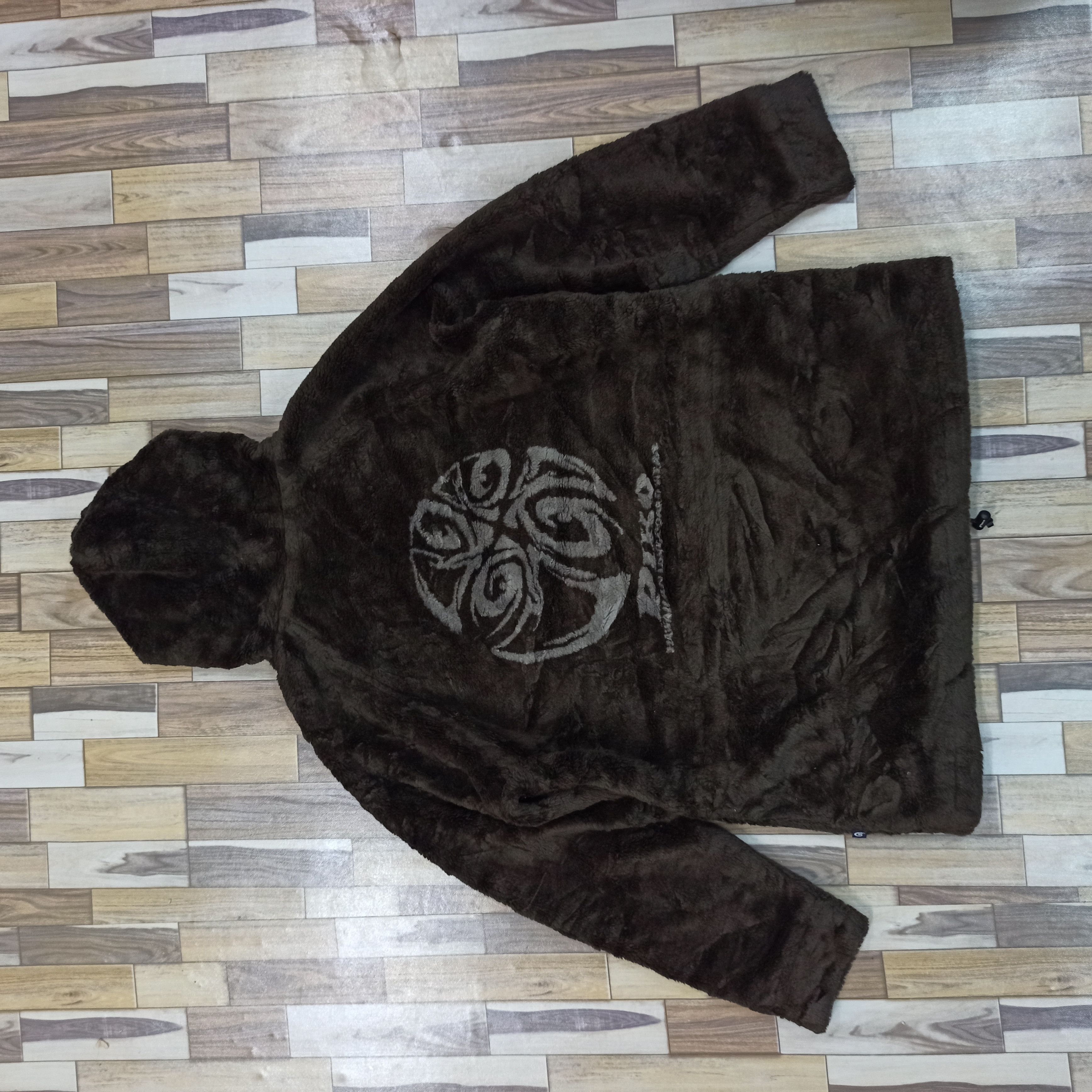 Japanese Brand Vintage🔥 Piko Hawaiian Longboard Wear Fleece Jacket Zipper Size US XL / EU 56 / 4 - 3 Thumbnail