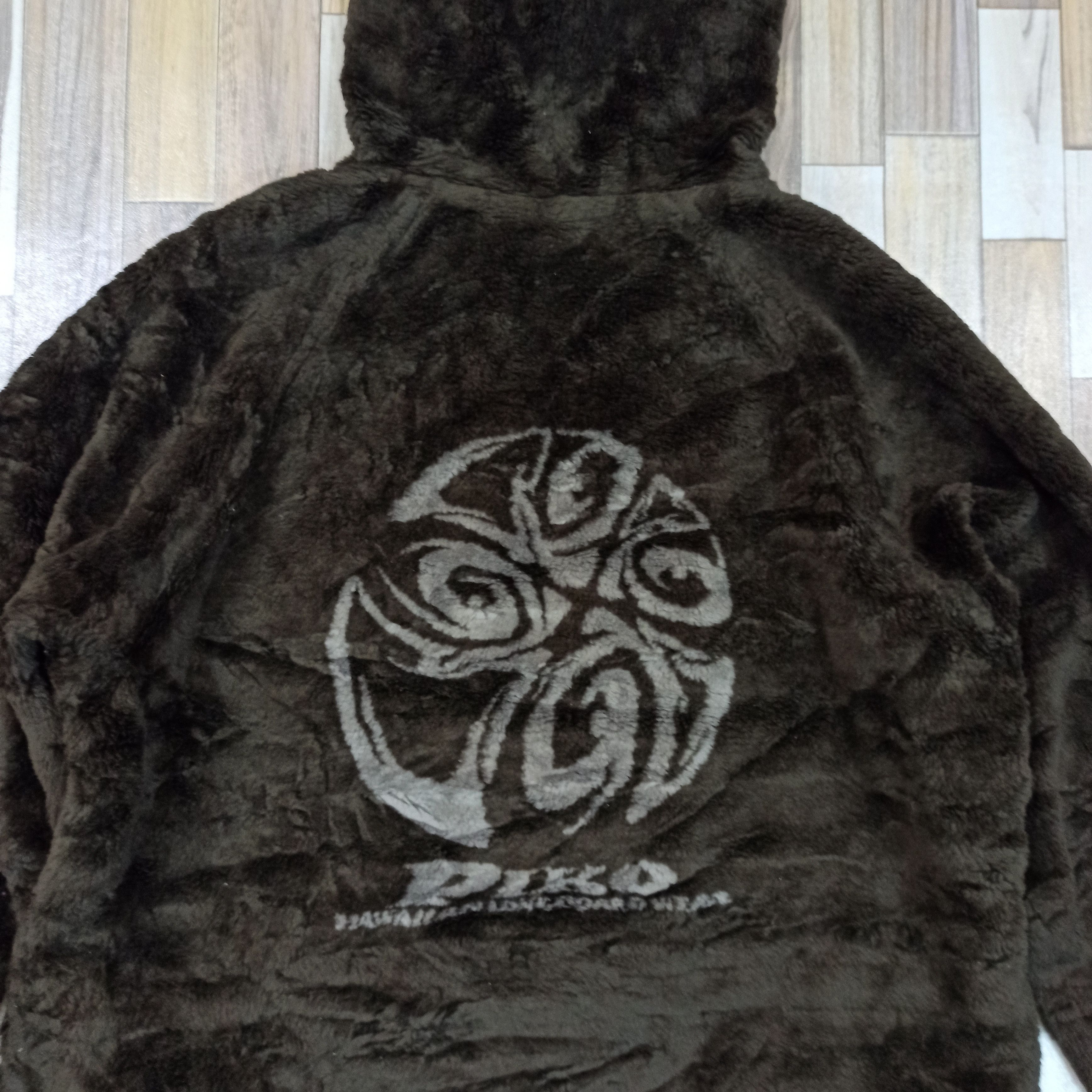 Japanese Brand Vintage🔥 Piko Hawaiian Longboard Wear Fleece Jacket Zipper Size US XL / EU 56 / 4 - 7 Thumbnail